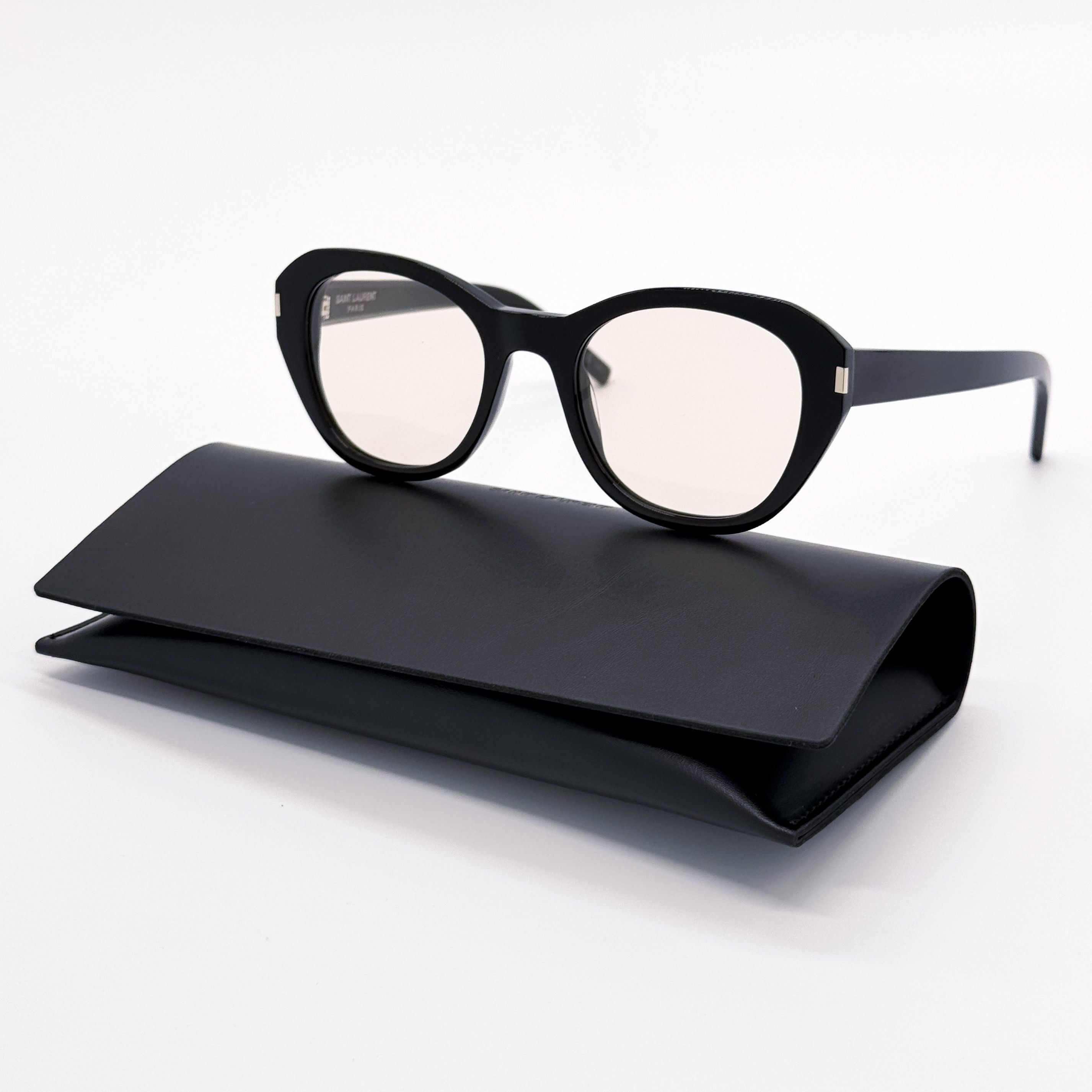 Yves Saint Laurent NEW SAINT LAURENT SL 604 001 BLACK YELLOW UNISEX SUNGLASSES Size ONE SIZE - 1 Thumbnail