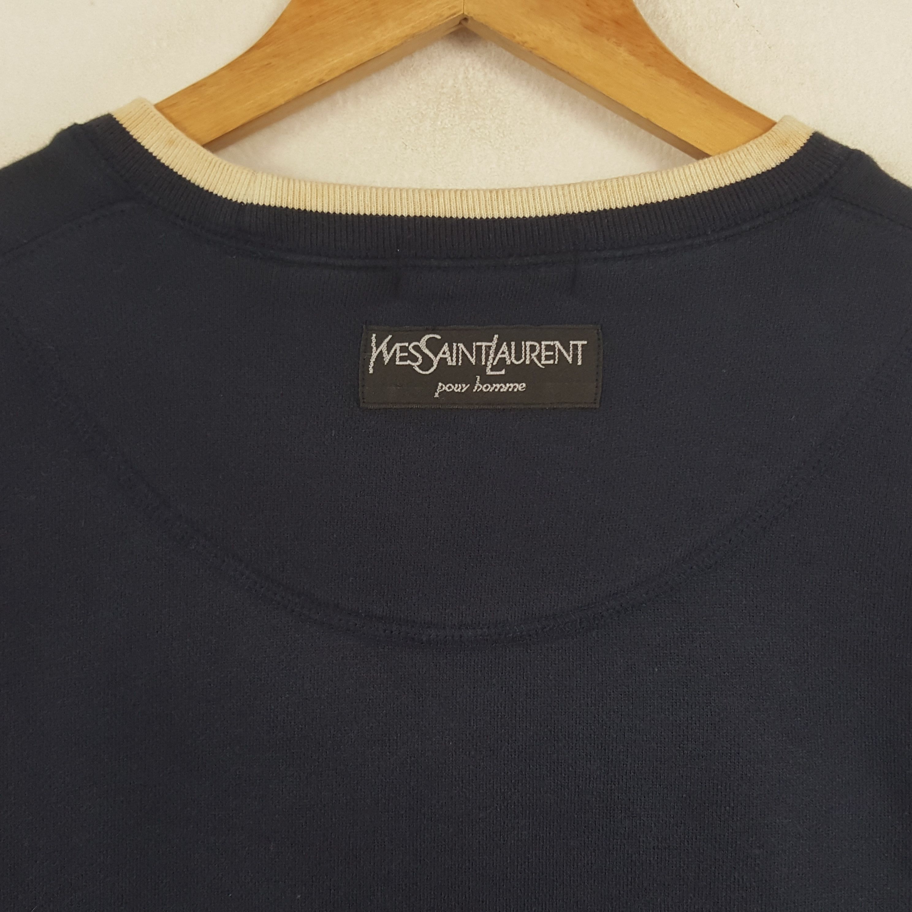 Vintage × Yves Saint Laurent Vintage Yves Saint Laurent Italian Brand Sweatshirt Size US M / EU 48-50 / 2 - 4 Thumbnail