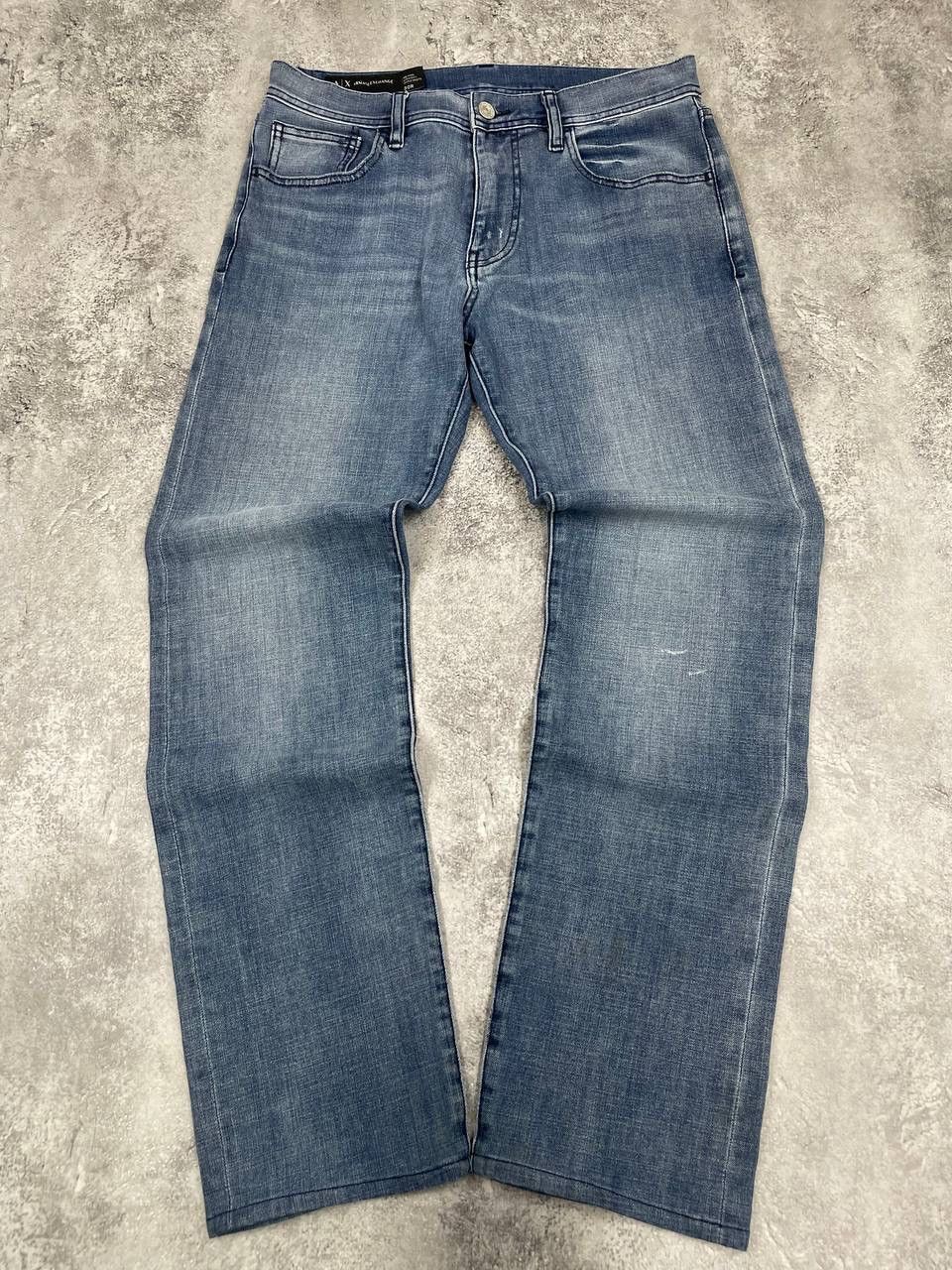 Armani Exchange Armani Exchange Men Denim Jeans Blue RelaxedStraight SizeW30 Size US 30 / EU 46 - 5 Thumbnail