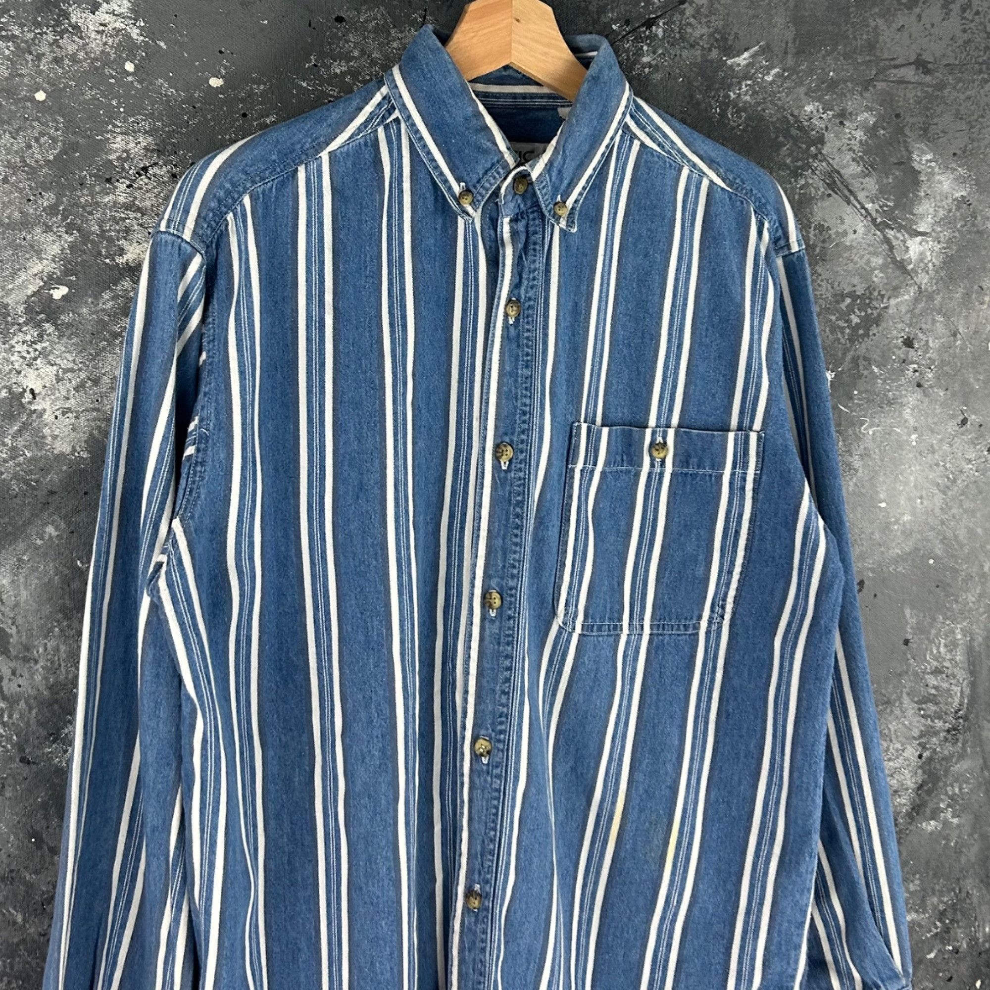 Basic Editions × Vintage Vintage 90’s Basic Editions shirt Size US L / EU 52-54 / 3 - 2 Thumbnail