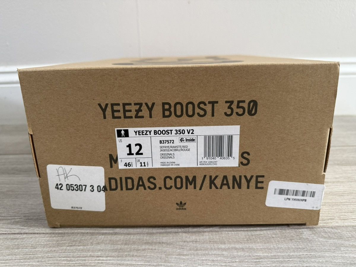 Adidas ADIDAS Yeezy Boost 350 V2 Semi Frozen Yellow B37572 Sz 12 Size US 12 / EU 45 - 11 Thumbnail