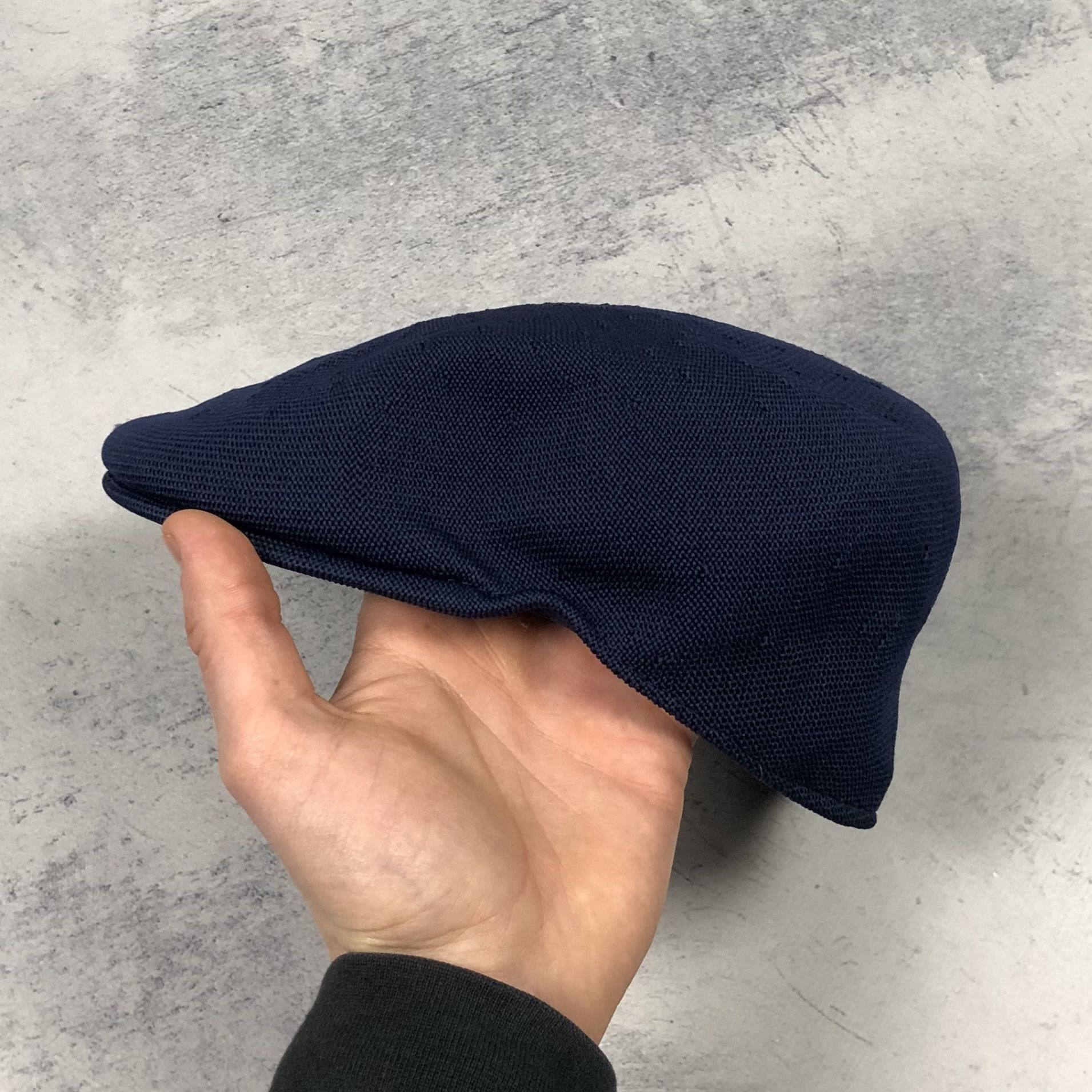 Kangol Vintage 90s Kangol Tropic Ventair Navy Newsboy Flat Cap Size ONE SIZE - 5 Thumbnail