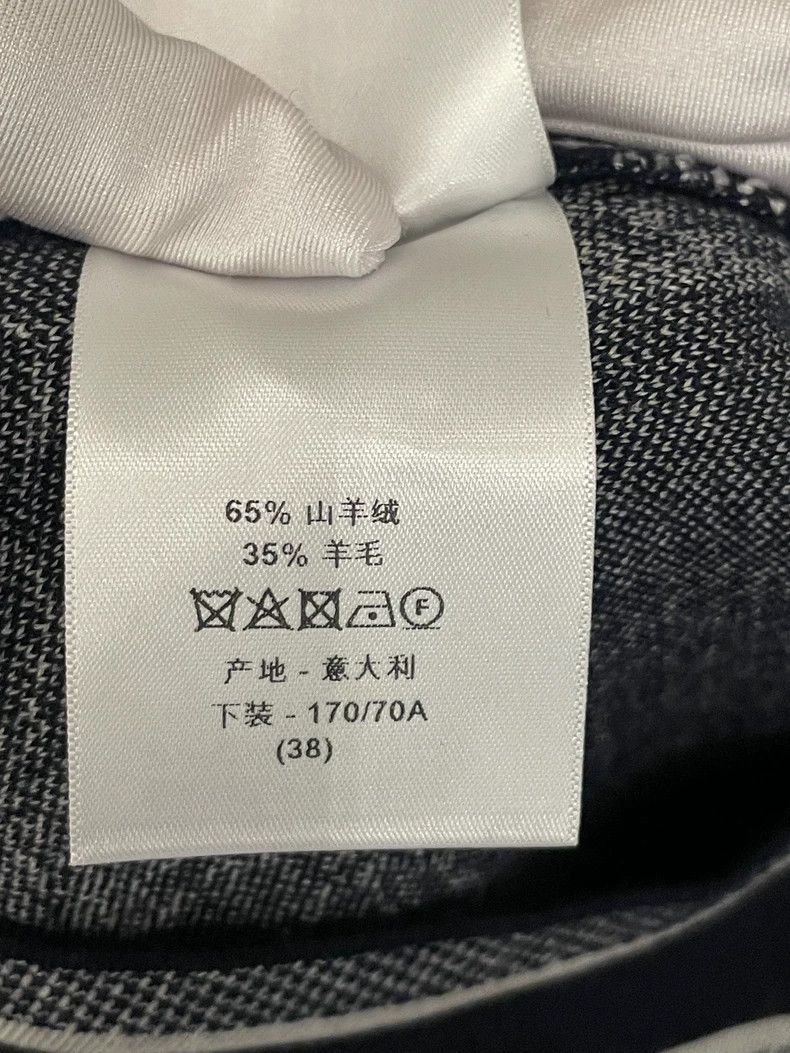 Dior Dior Dark blue zoo cashmere wool trousers Size 25" / US 0 / IT 36 - 7 Thumbnail