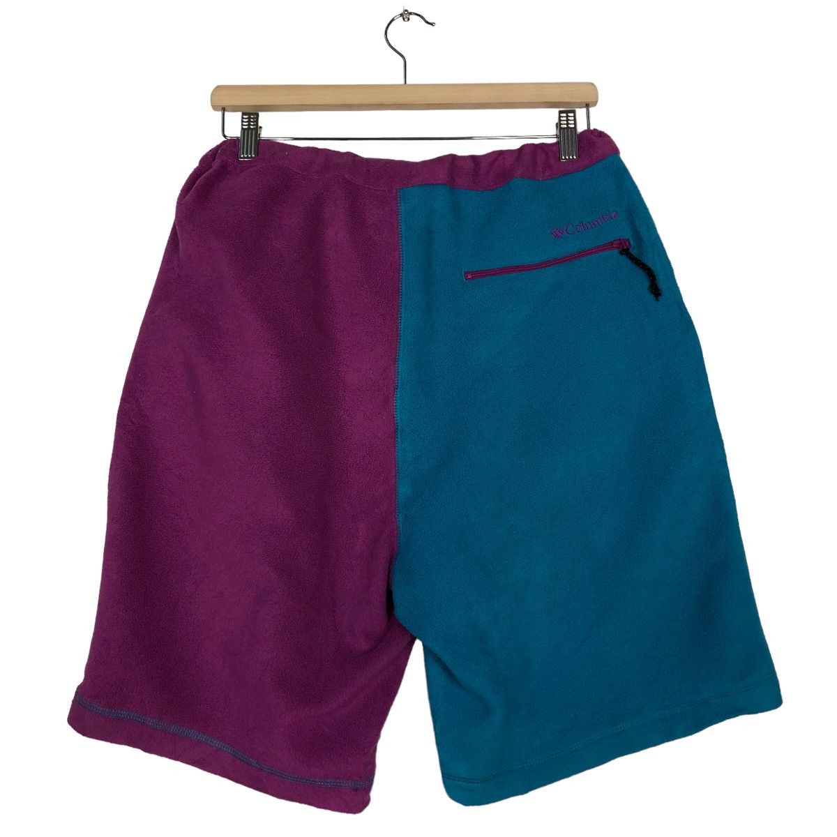 Japanese Brand 🔥Vtg Colour Block Short Pants Fleece Columbia Size US 30 / EU 46 - 9 Thumbnail