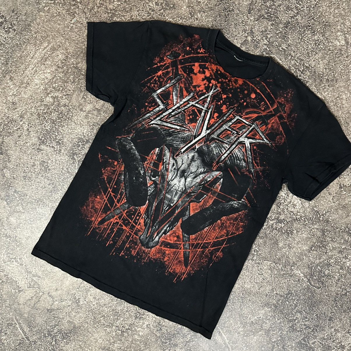 Band Tees × Other × Vintage Vintage Slayer Tee Big Logo Size US M / EU 48-50 / 2 - 1 Thumbnail