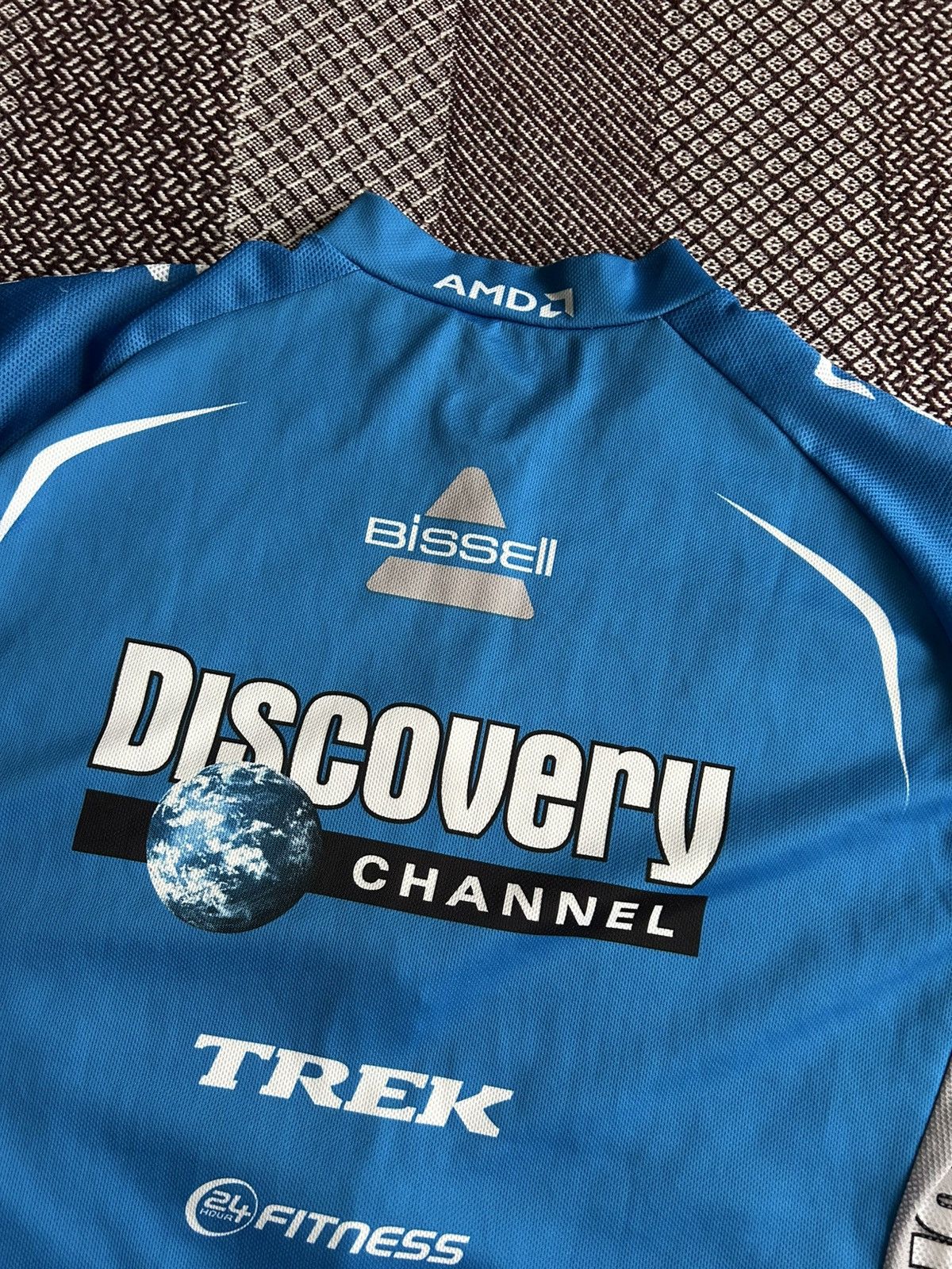 Nike Vintage Nike Discovery Channel Cycling Jersey Mens Size XL Size US XL / EU 56 / 4 - 15 Thumbnail