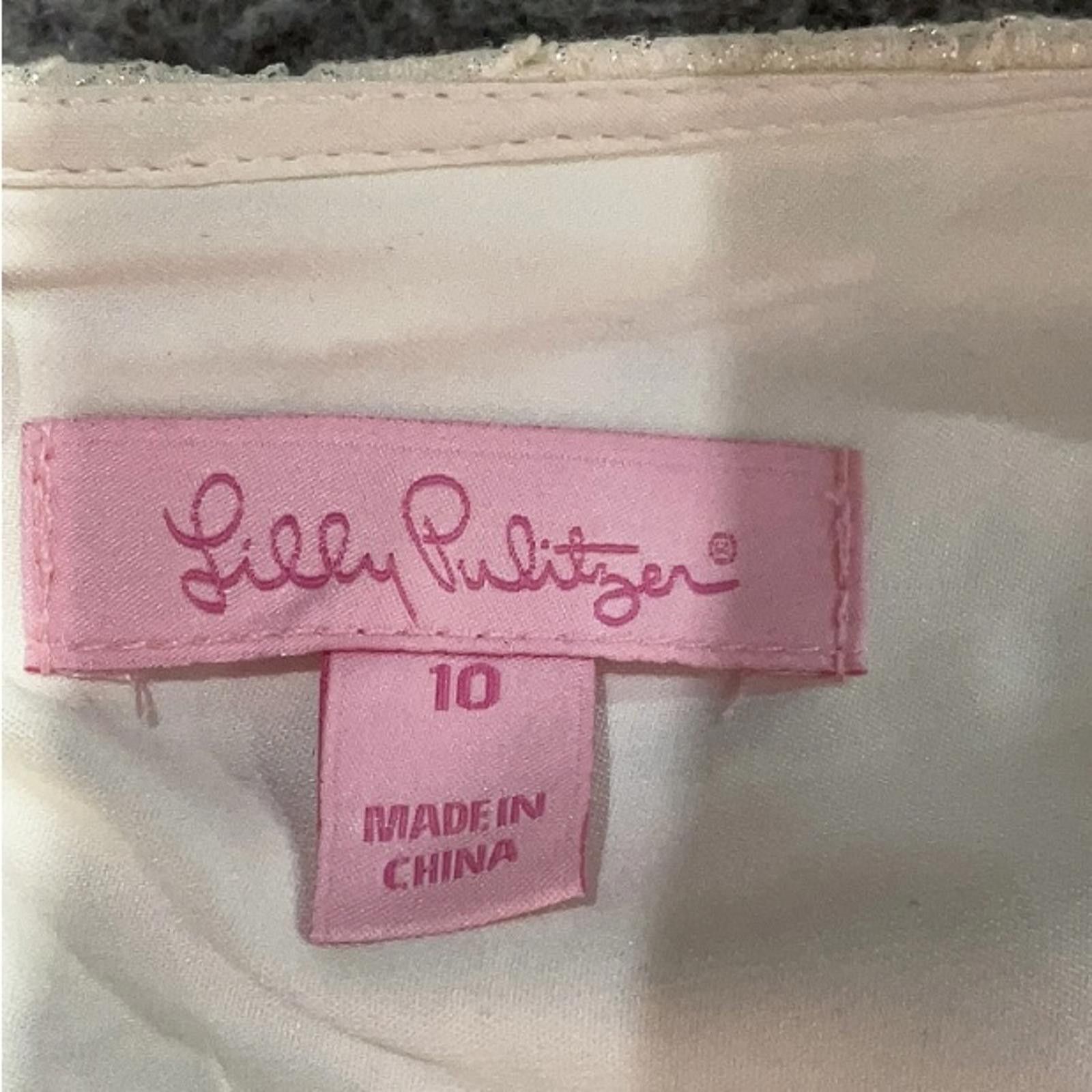 Other Lilly Pulitzer Size 10 Pink Peplum Cocktail Dress Size L / US 10 / IT 46 - 2 Thumbnail