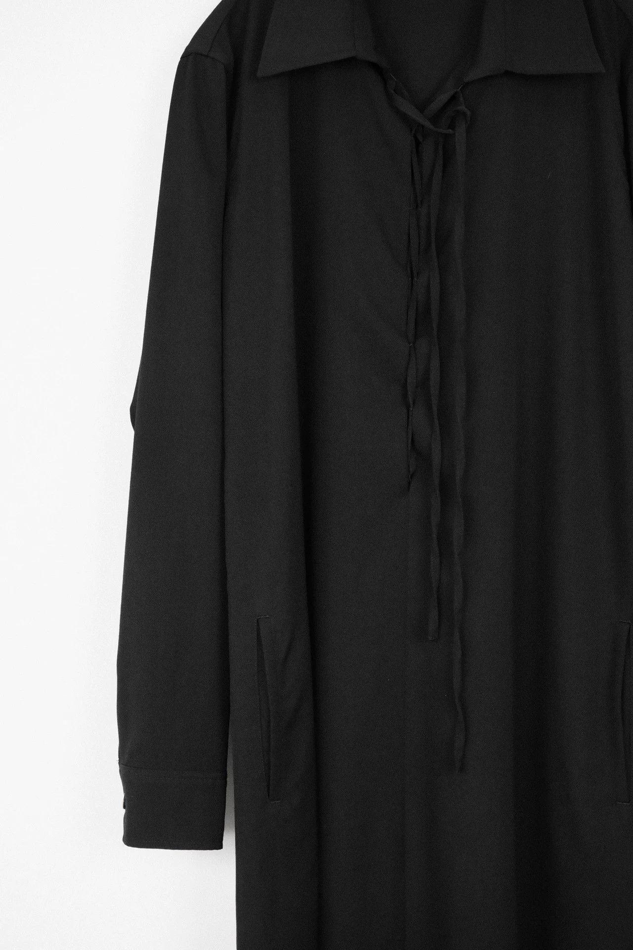 Yohji Yamamoto Yohji Yamamoto 21aw Vintage Tie Asym Wool Dress Women's Size S / US 4 / IT 40 - 5 Thumbnail