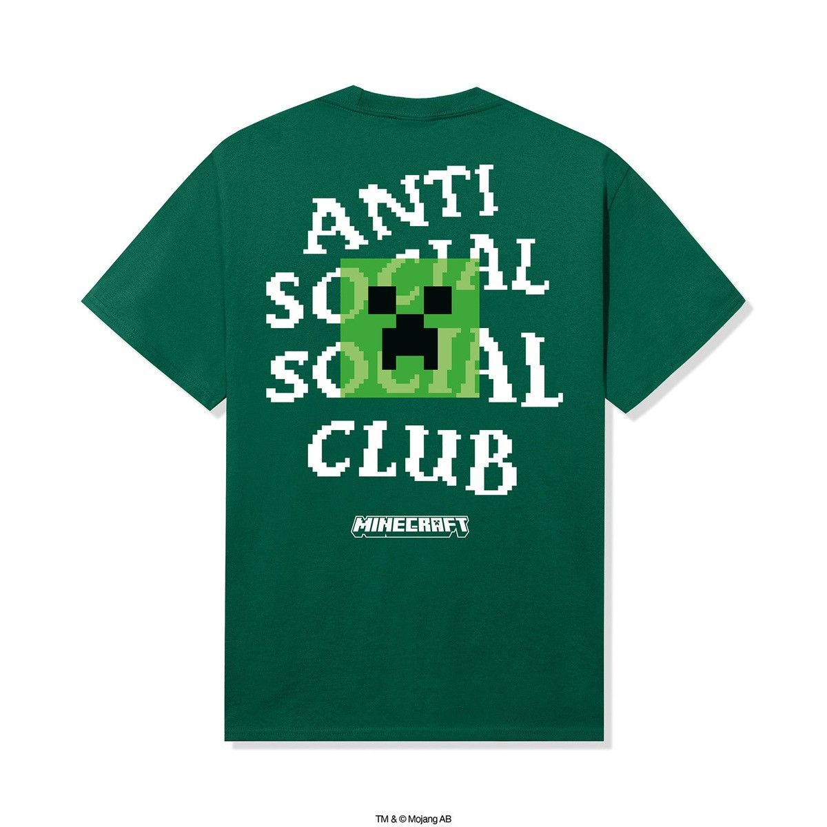 Anti Social Social Club Anti Social Social Club x Minecraft Creeper Head Logo Tee Size US L / EU 52-54 / 3 - 1 Thumbnail