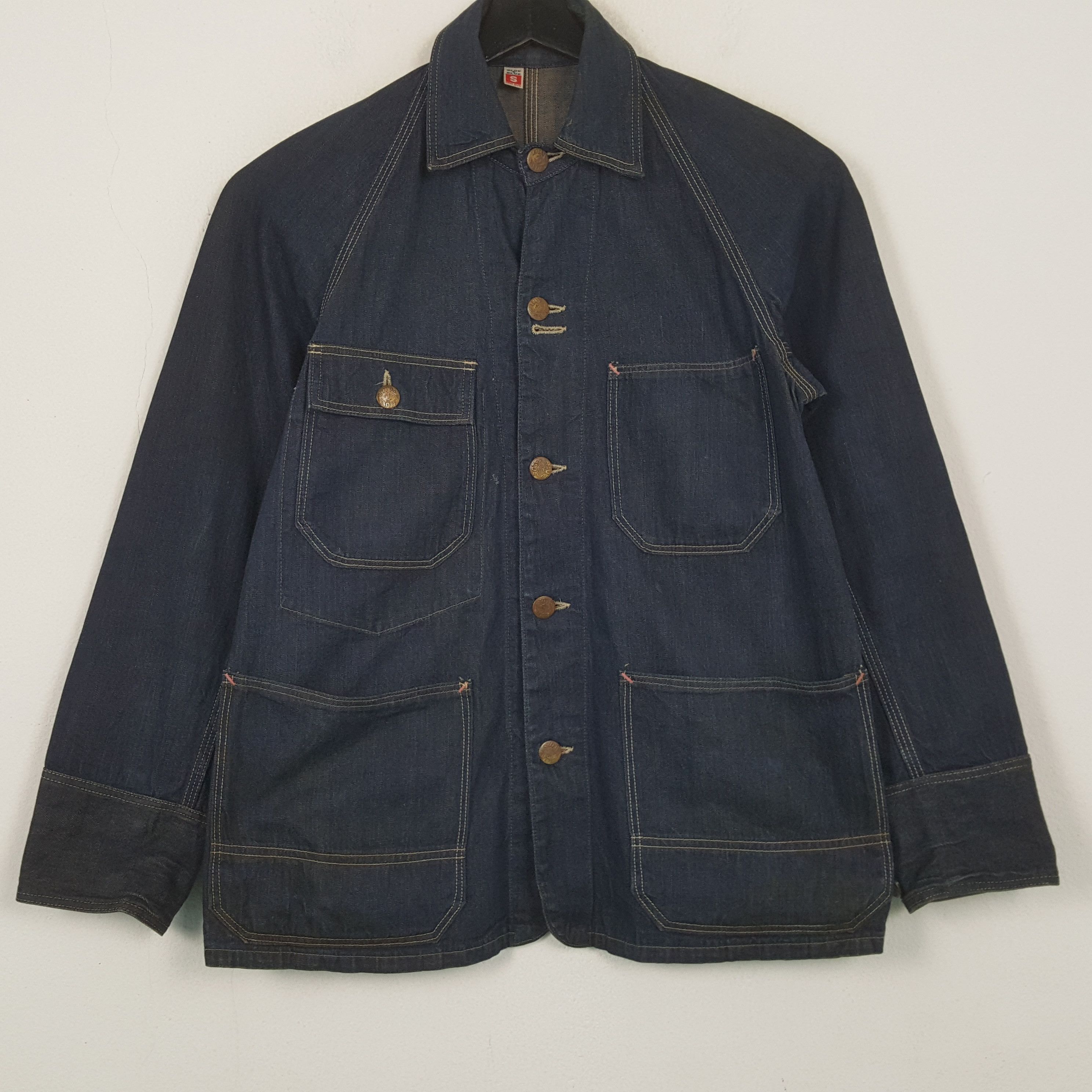 Blue Blue Japan Fashion Pocket Design Jacket 34