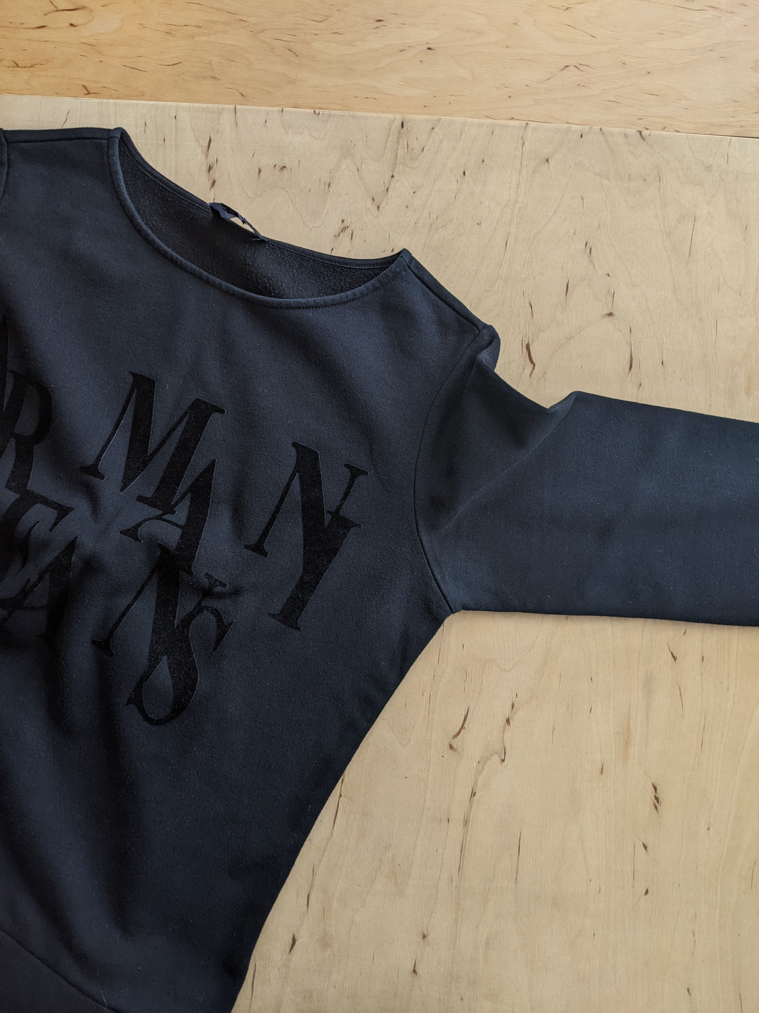 Armani Armani Jeans Black Womens Sweatshirt Vintage Longsleeve Size M / US 6-8 / IT 42-44 - 6 Thumbnail