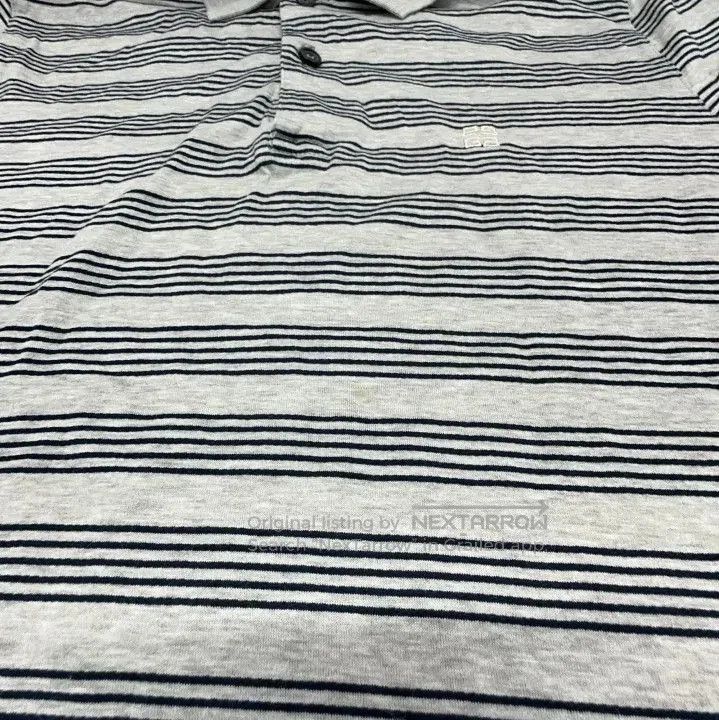 Givenchy Givenchy Men's Gray Striped Short-Sleeve Polo. Size US M / EU 48-50 / 2 - 6 Thumbnail