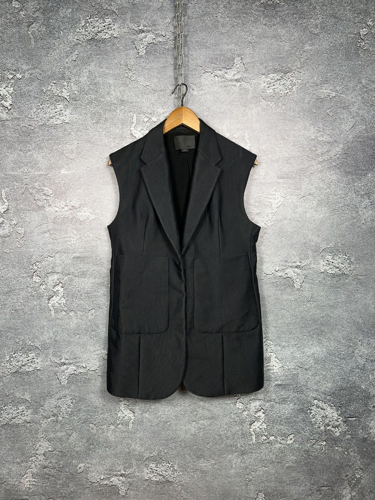 Alexander Wang Alexander Wang Cotton Sleeveless Blazer Vest Size 8 Size M / US 6-8 / IT 42-44 - 1 Thumbnail