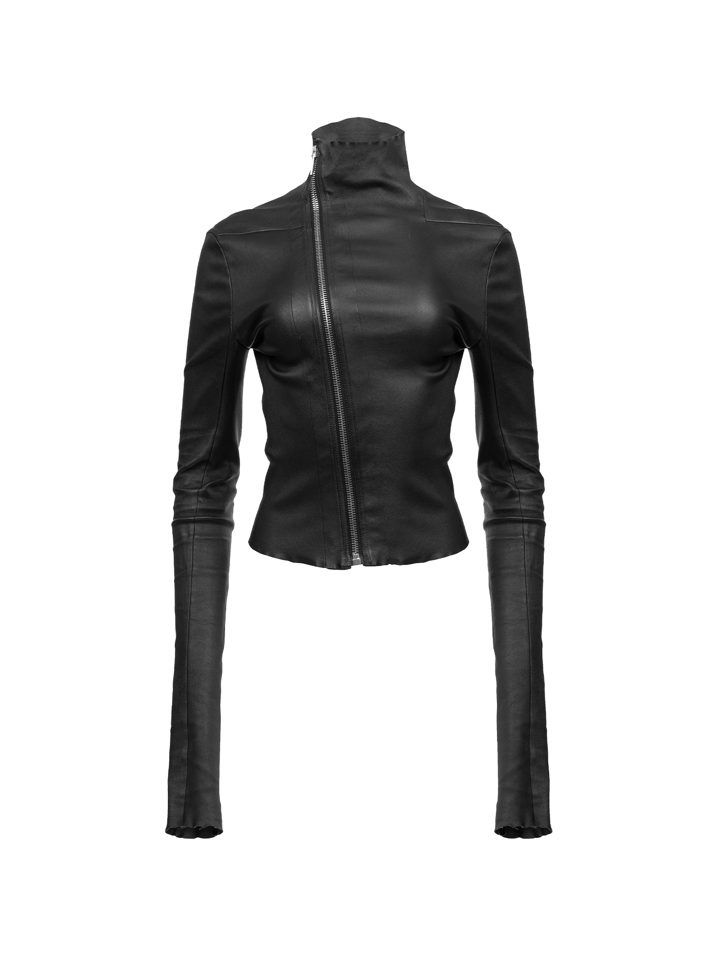 Rick Owens Rick Owens "EDFU" Gary leather jacket Size US S / EU 44-46 / 1 - 1 Thumbnail
