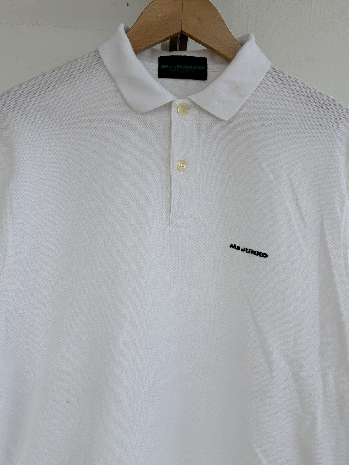 Mr. Junko Mr Junko Japan Vintage Polo White Size US L / EU 52-54 / 3 - 3 Thumbnail