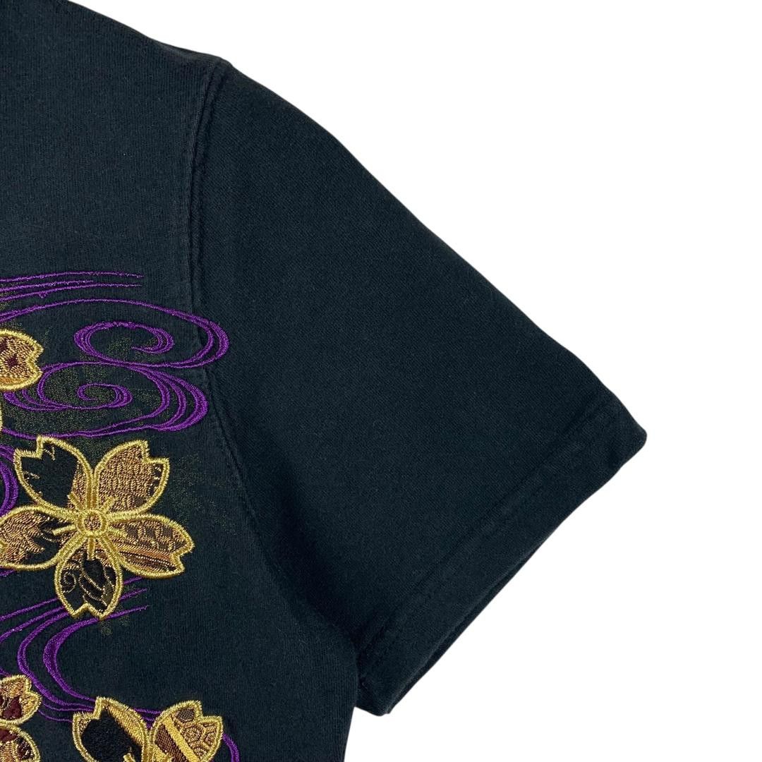 Karakuri Tamashii KARAKURI TAMASHI japanese culture embroidery women tee Size S / US 4 / IT 40 - 7 Thumbnail