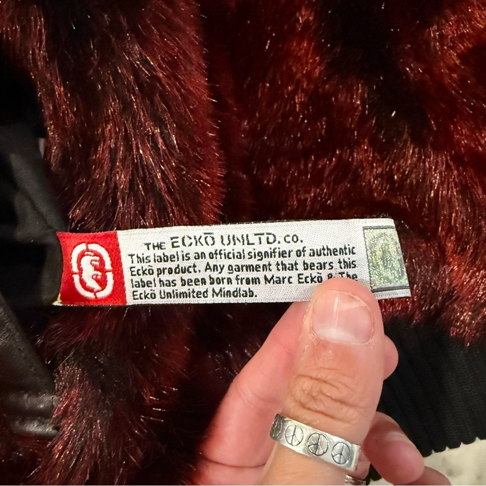 Ecko Unltd. Vintage Y2K Ecko Unltd. Reversible Leather Jacket Womens L Size L / US 10 / IT 46 - 8 Thumbnail