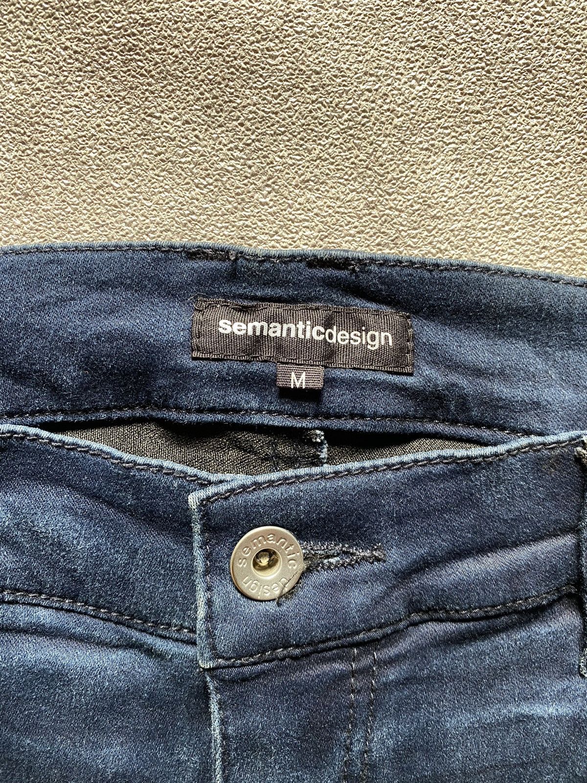 semanticdesign Semantic Design Skinny Heavy Washed Indigo Size US 30 / EU 46 - 6 Thumbnail