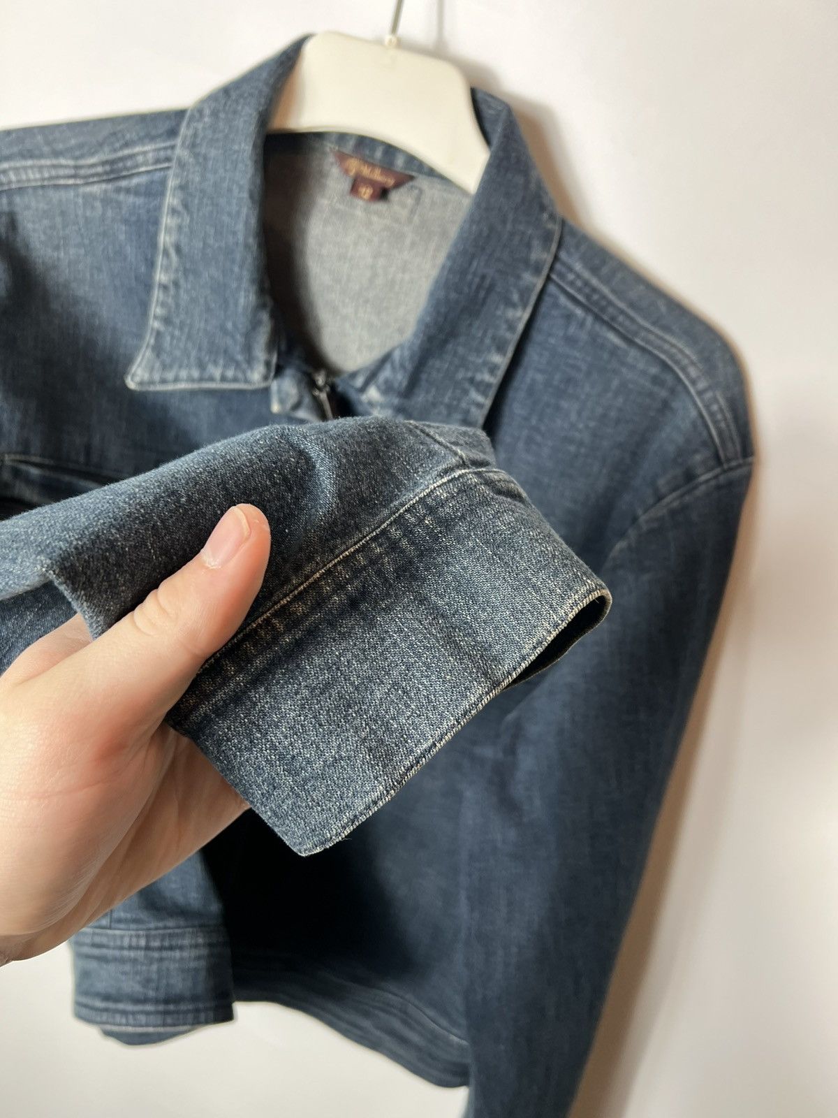 Mulberry Vintage luxury 90s y2k Mulberry Denim Jacket Size UK 12 Size M / US 6-8 / IT 42-44 - 6 Thumbnail