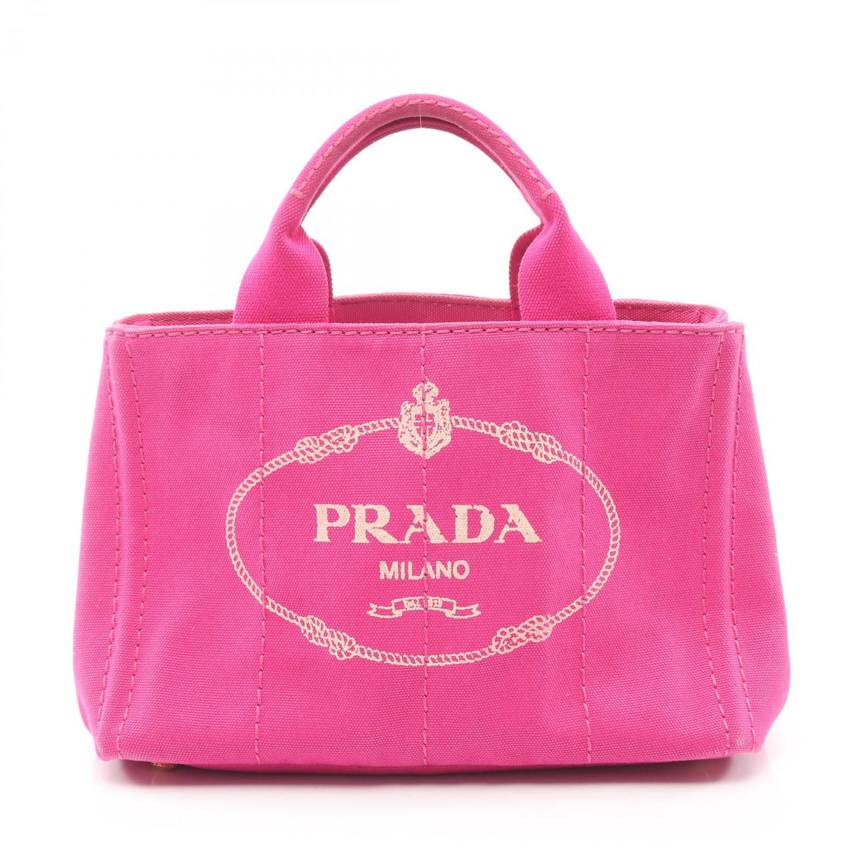 Prada Prada Prada CANAPA Canvas Handbag Textile Handbag DUTY FREE for USA Size ONE SIZE - 1 Thumbnail