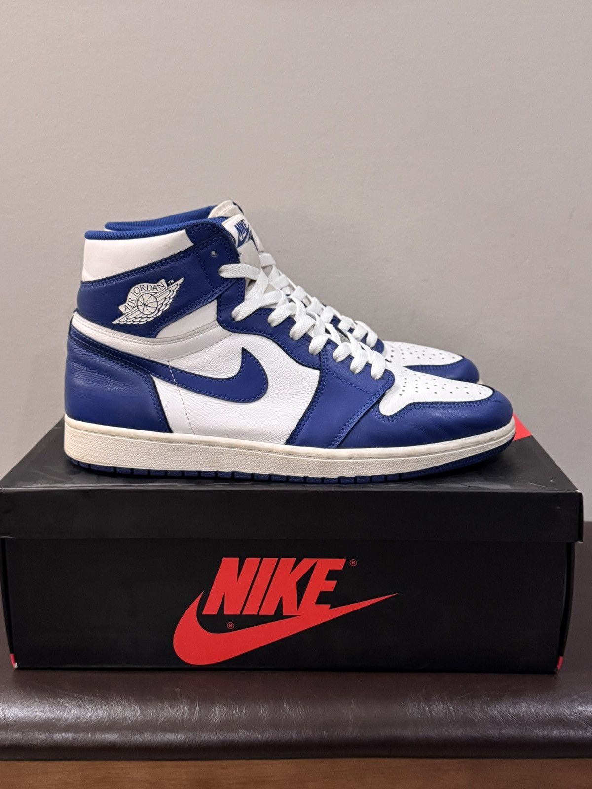 Nike Air Jordan 1 Retro High OG STORM BLUE Size US 10.5 / EU 43-44 - 3 Thumbnail