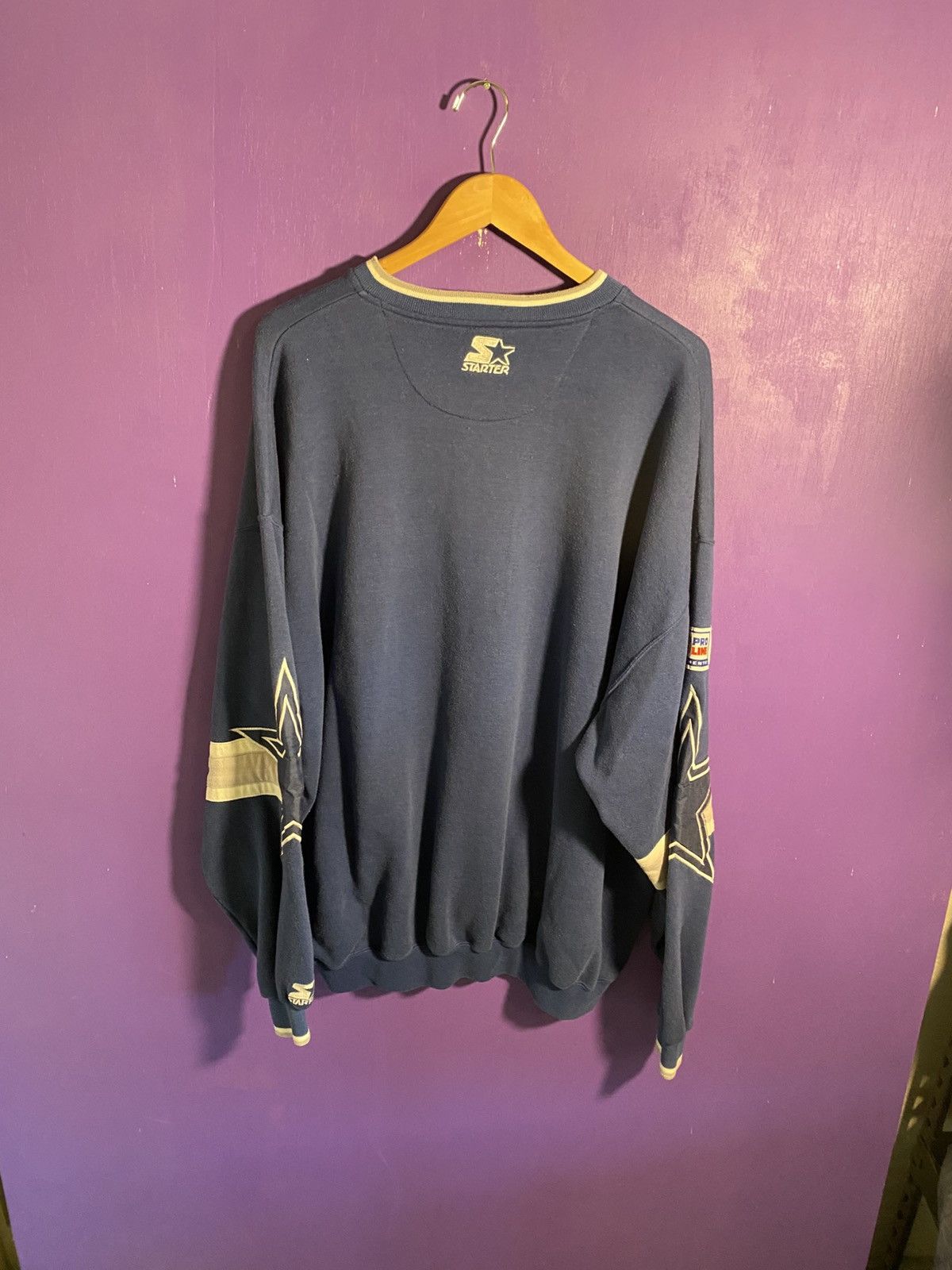 Starter Vintage 90s Starter Dallas cowboys big star crewneck Size US XXL / EU 58 / 5 - 2 Thumbnail