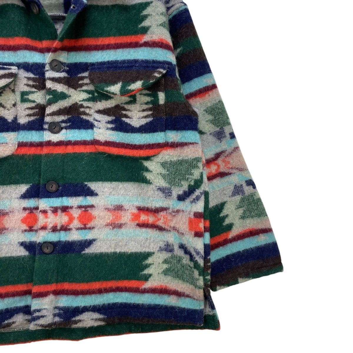 Native × Woolrich Woolen Mills 💥Vintage Billy Stone Dual Pocket Navajo Shirt Jacket Medium Size US M / EU 48-50 / 2 - 5 Thumbnail