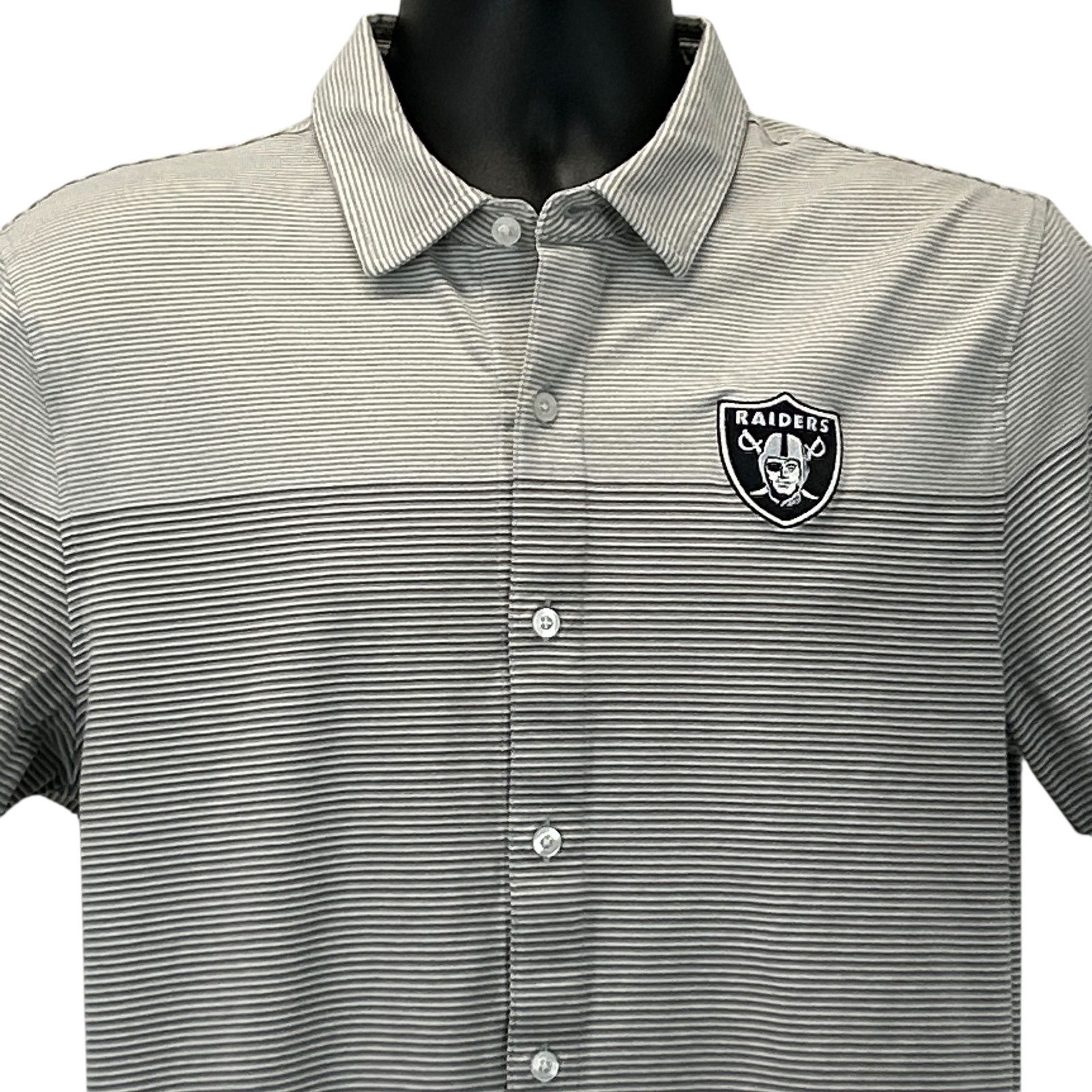 Cutter & Buck Las Vegas Raiders Button Front Shirt Cutter & Buck L Large Size US L / EU 52-54 / 3 - 1 Thumbnail