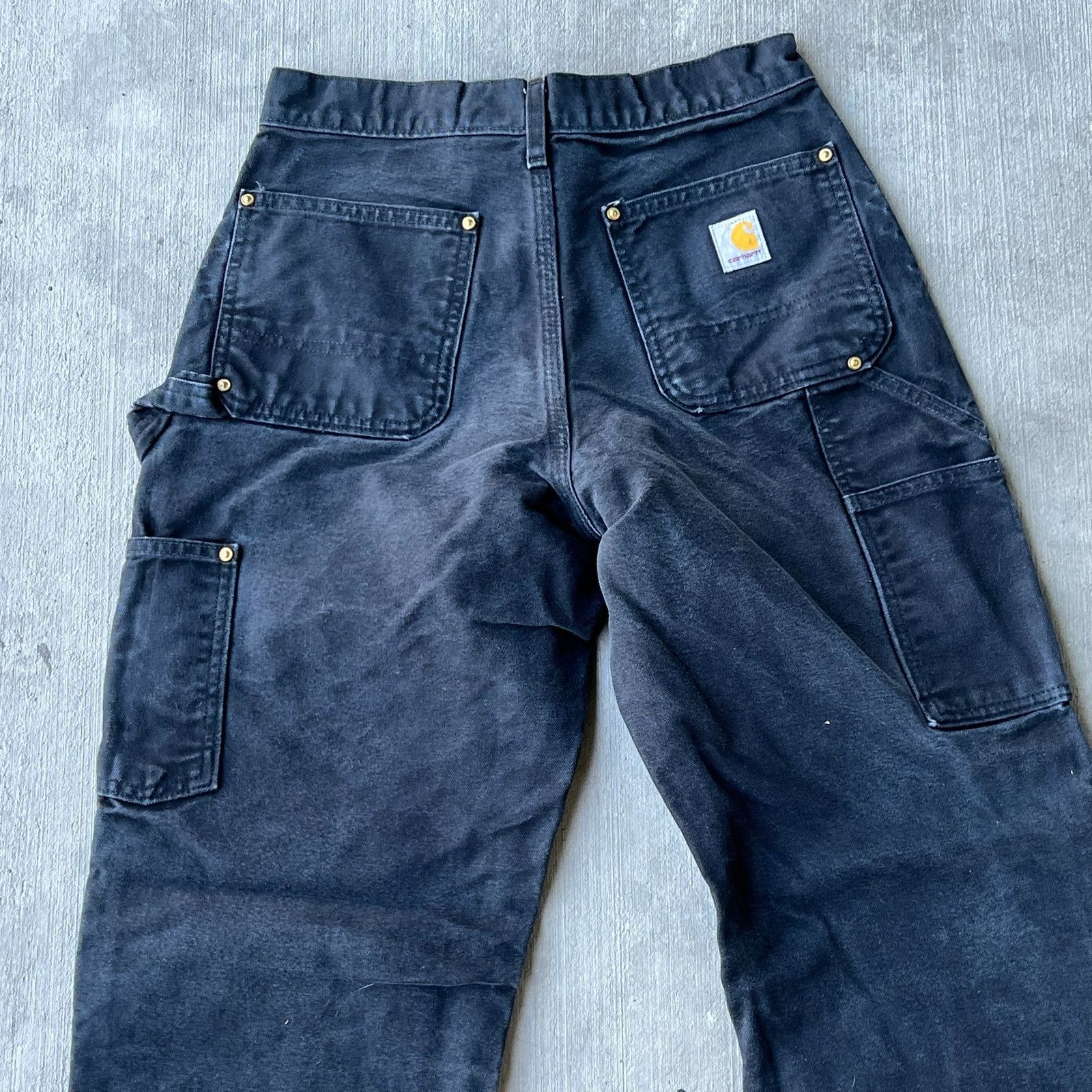 Carhartt × Vintage Carhartt black double knee work wear carpenter pants Size US 28 / EU 44 - 6 Thumbnail