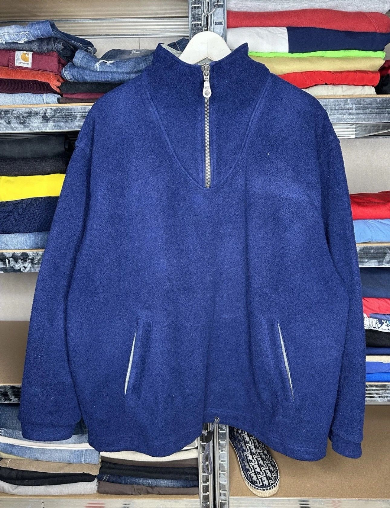 Hugo Boss Hugo Boss Fleece Zip 1/4 90's Vintage Y2k Rarest Sweatshirt Size US L / EU 52-54 / 3 - 2 Thumbnail