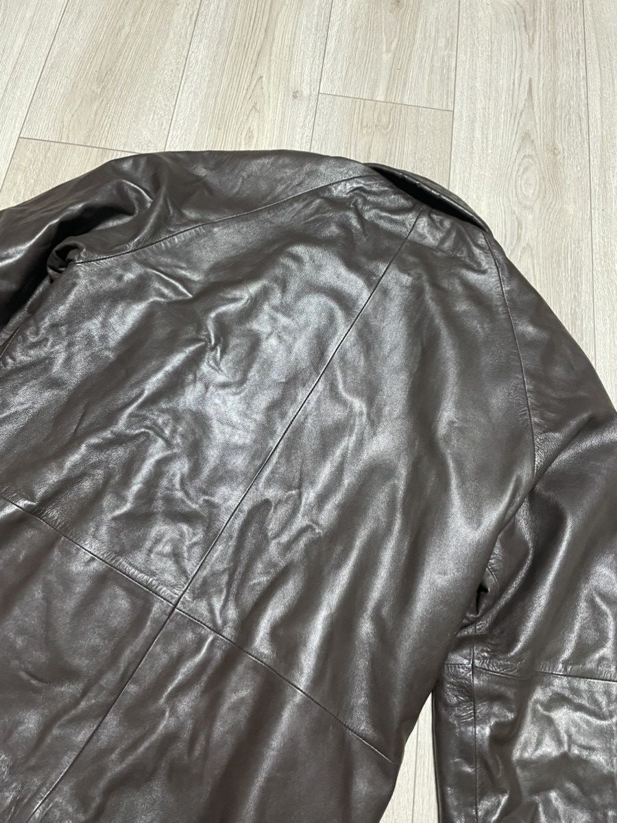 Vera Pelle × Vintage Vintage 90s Italian Vera Pelle Leather Jacket Old Money Euro Size US L / EU 52-54 / 3 - 9 Thumbnail