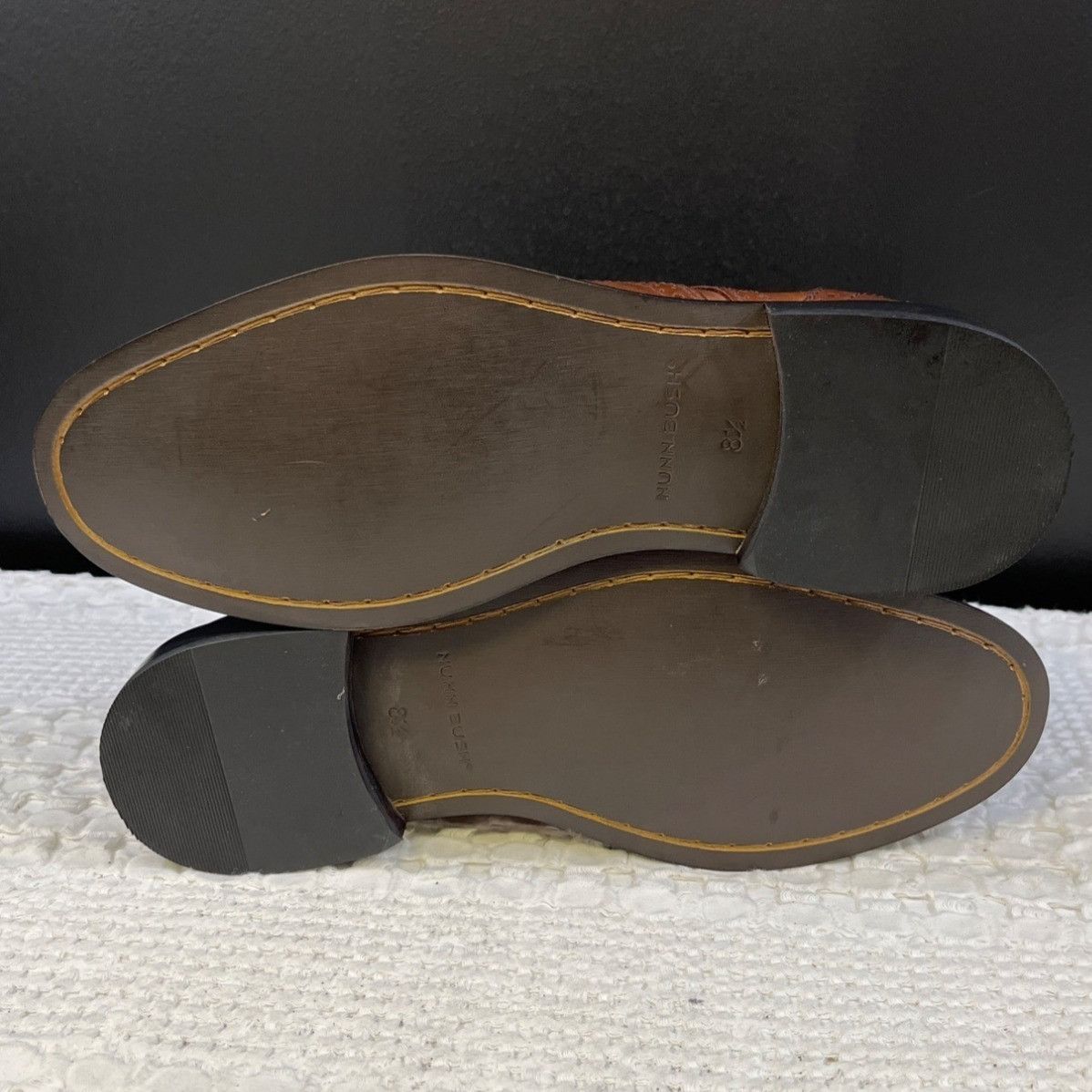 Nunn Bush Nunn Bush Men's Brown Leather Shoes/Oxfords Size 8.5M SKU 51 Size US 8.5 / EU 41-42 - 5 Thumbnail