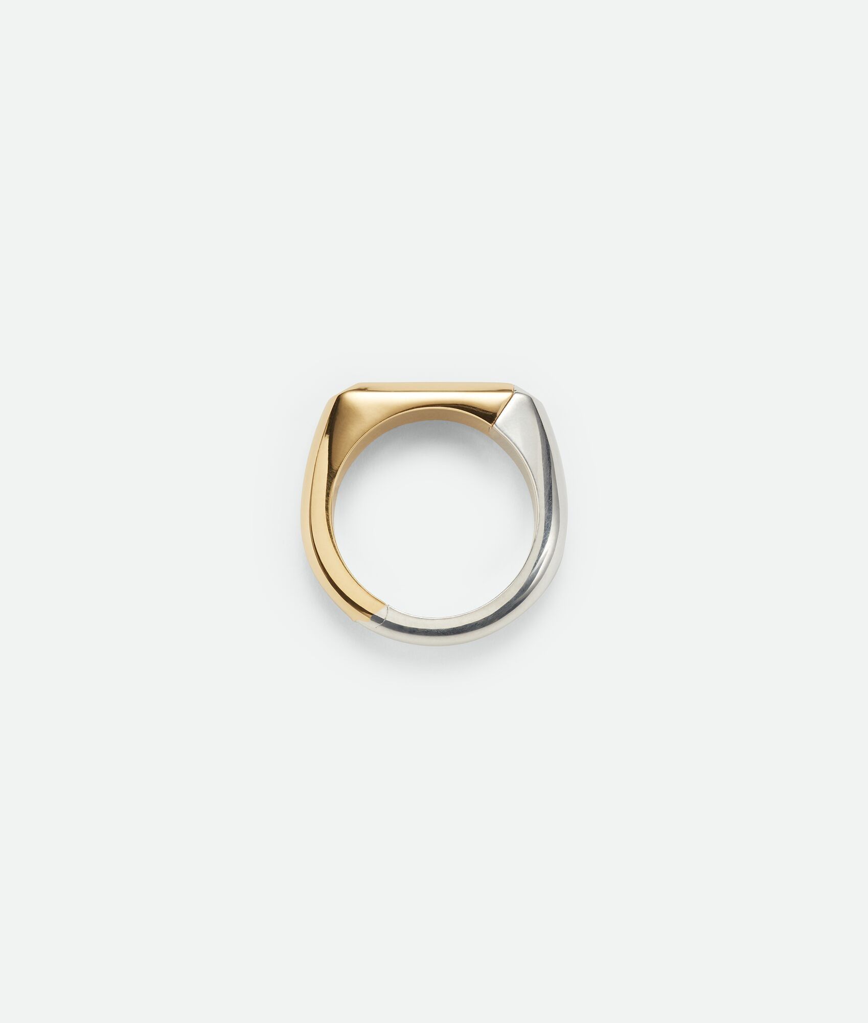 Bottega Veneta o1bcso1str0925 Size:19 / Hinge Ring in Silver/Gold Size ONE SIZE - 3 Thumbnail