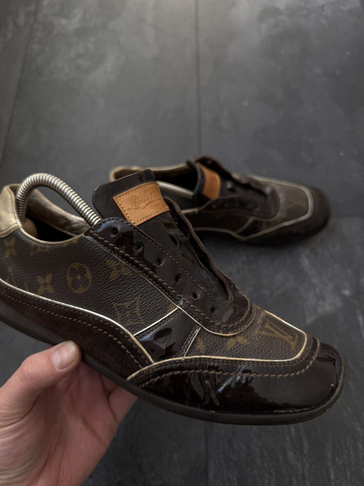 Louis Vuitton × Vintage Vintage monogram Louis Vuitton sneakers Size US 6.5 / EU 39-40 - 4 Thumbnail