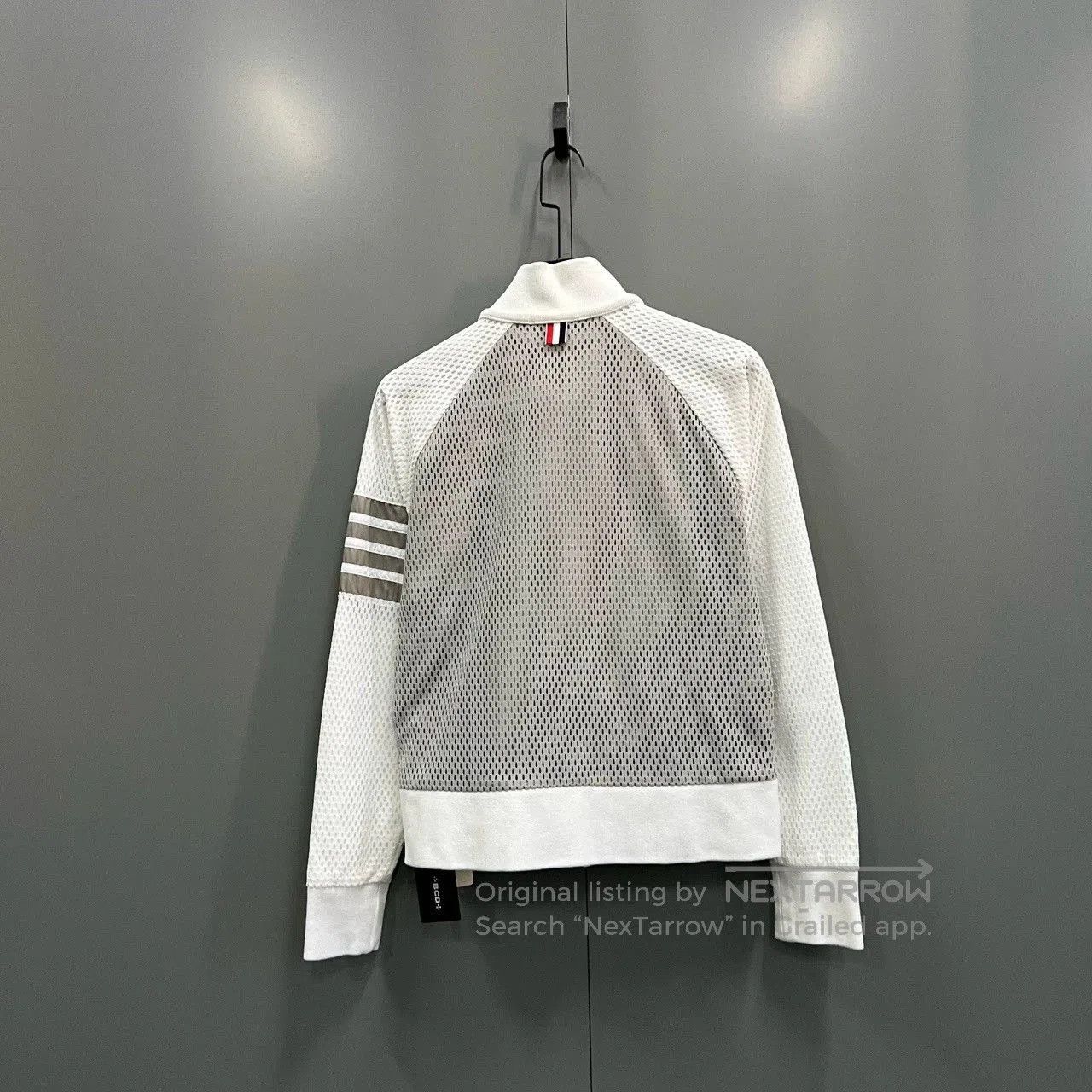 Thom Browne thom browne white gray mesh zip jacket. Size US S / EU 44-46 / 1 - 3 Thumbnail