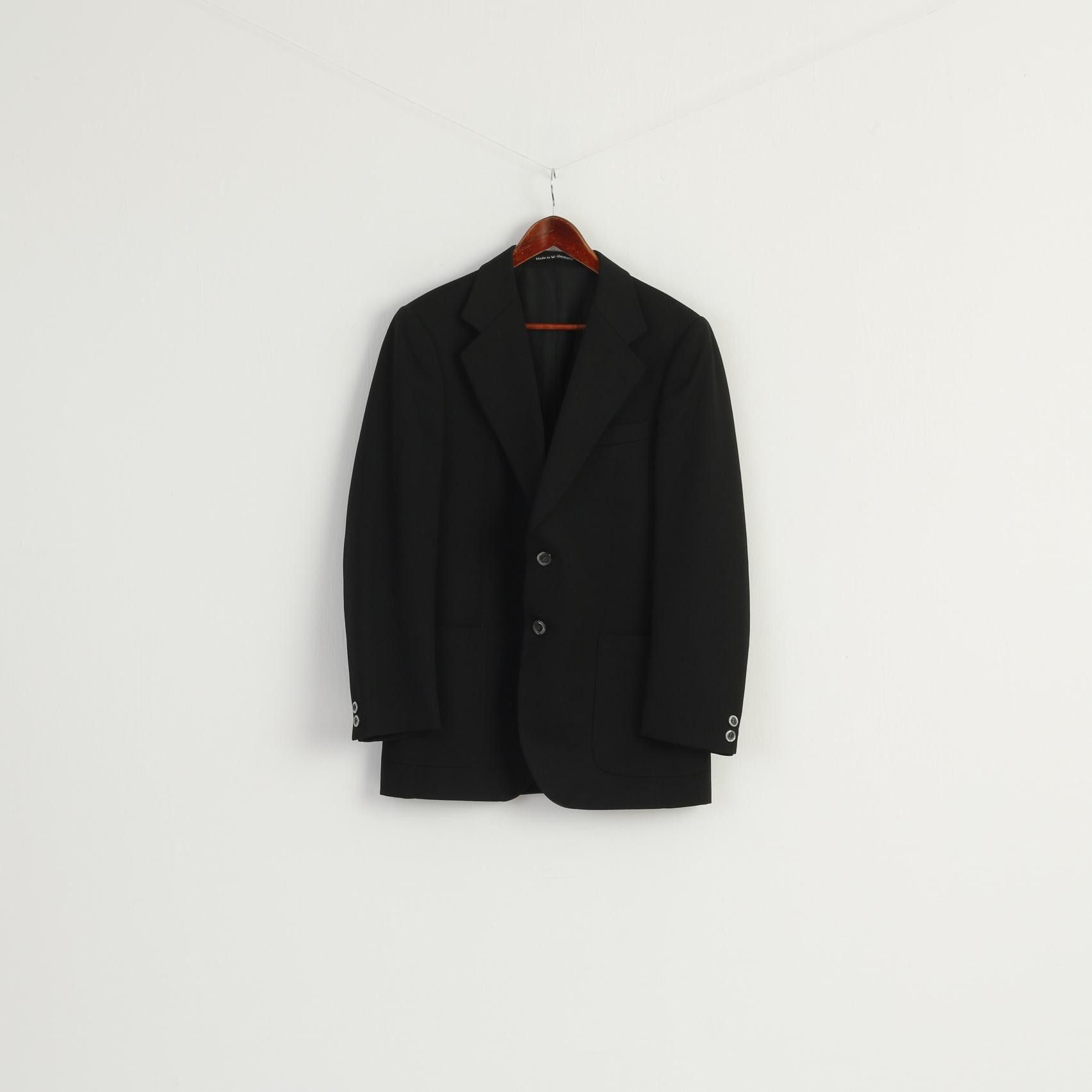 Vintage BOKER Herne Men 40 Blazer Black West Germany 7760 Size 40R - 1 Thumbnail