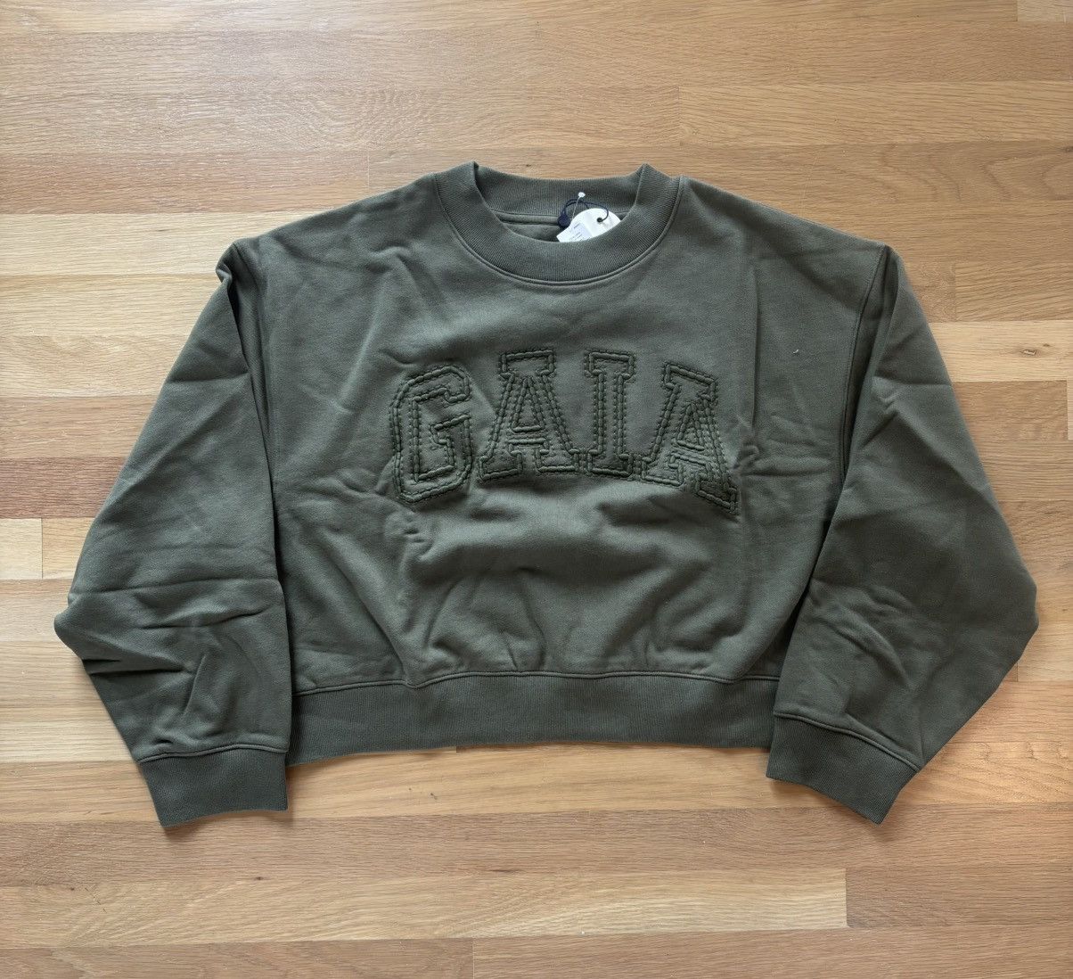 Gap x Cult Gaia Logo Olive Crewneck