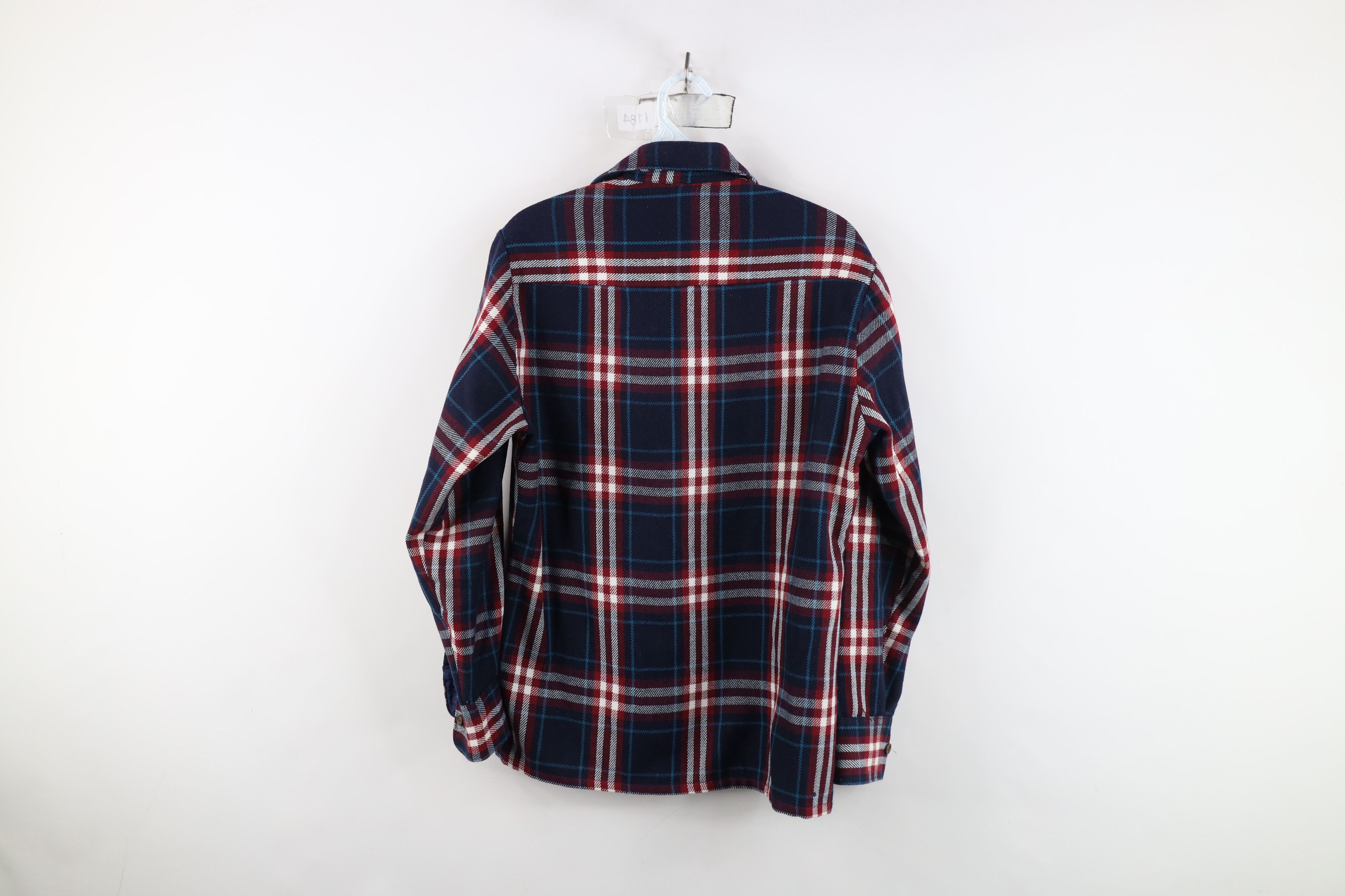 Vintage Vintage 70s Streetwear Pocket Flannel Button Shirt Plaid Size US S / EU 44-46 / 1 - 11 Thumbnail