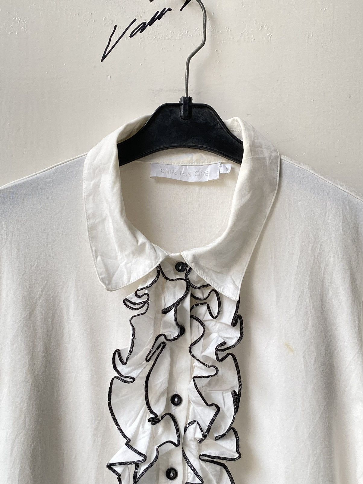 Other Anne Fontaine White Blouse Size US XS / EU 42 / 0 - 4 Thumbnail