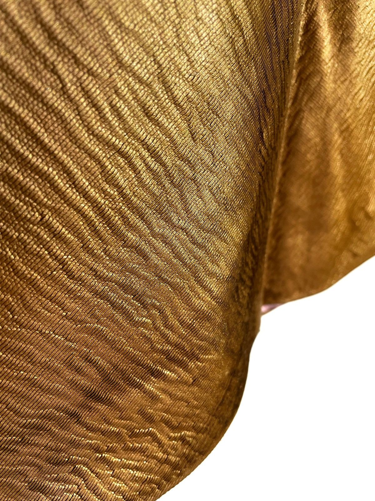 Fendi Fendi Gold Leather Skirt Size 40 Made in Italy Luxury Style Size 27" / US 4 / IT 40 - 6 Thumbnail