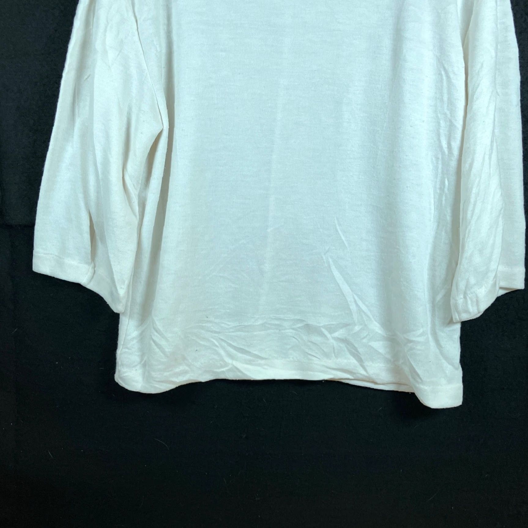 Banana Republic Banana Republic Womens Sweater Cream High Neck Long Loose Sleeve Soft Stretch M Size M / US 6-8 / IT 42-44 - 3 Thumbnail