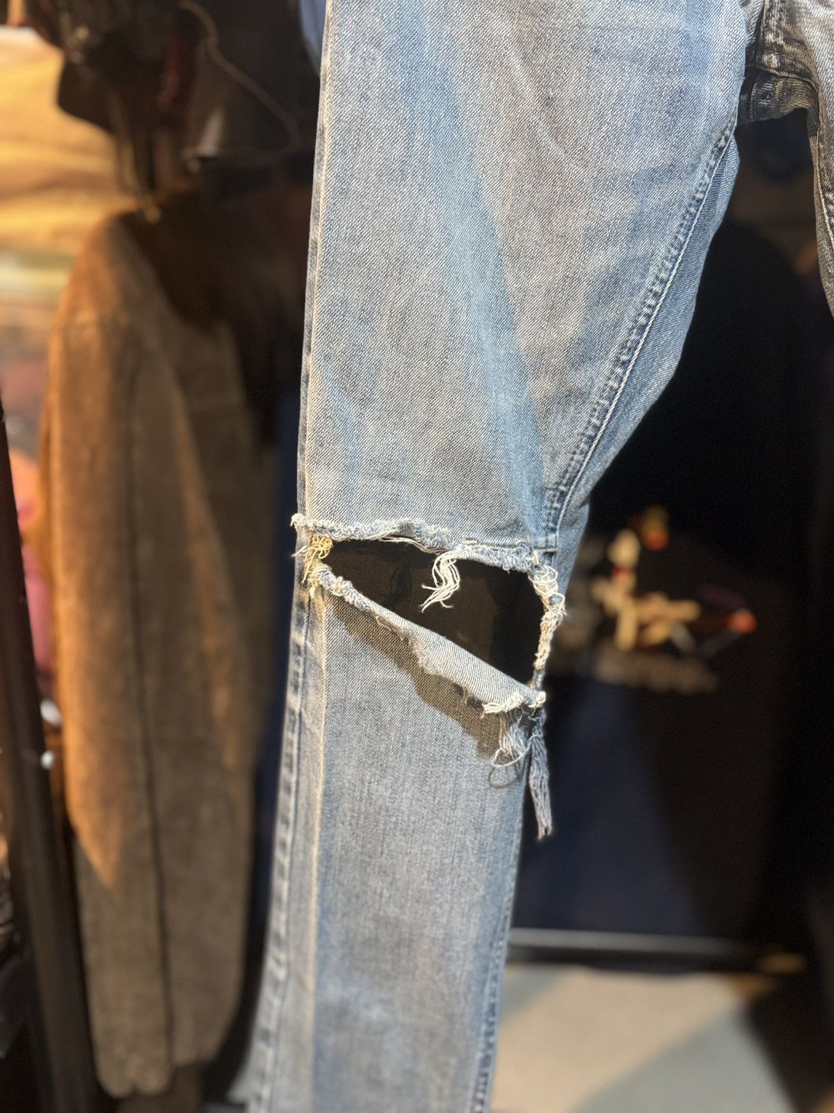 Bullhead Denim Co. 28x30 Bullhead Ripped Skinny Jeans Size US 28 / EU 44 - 4 Thumbnail