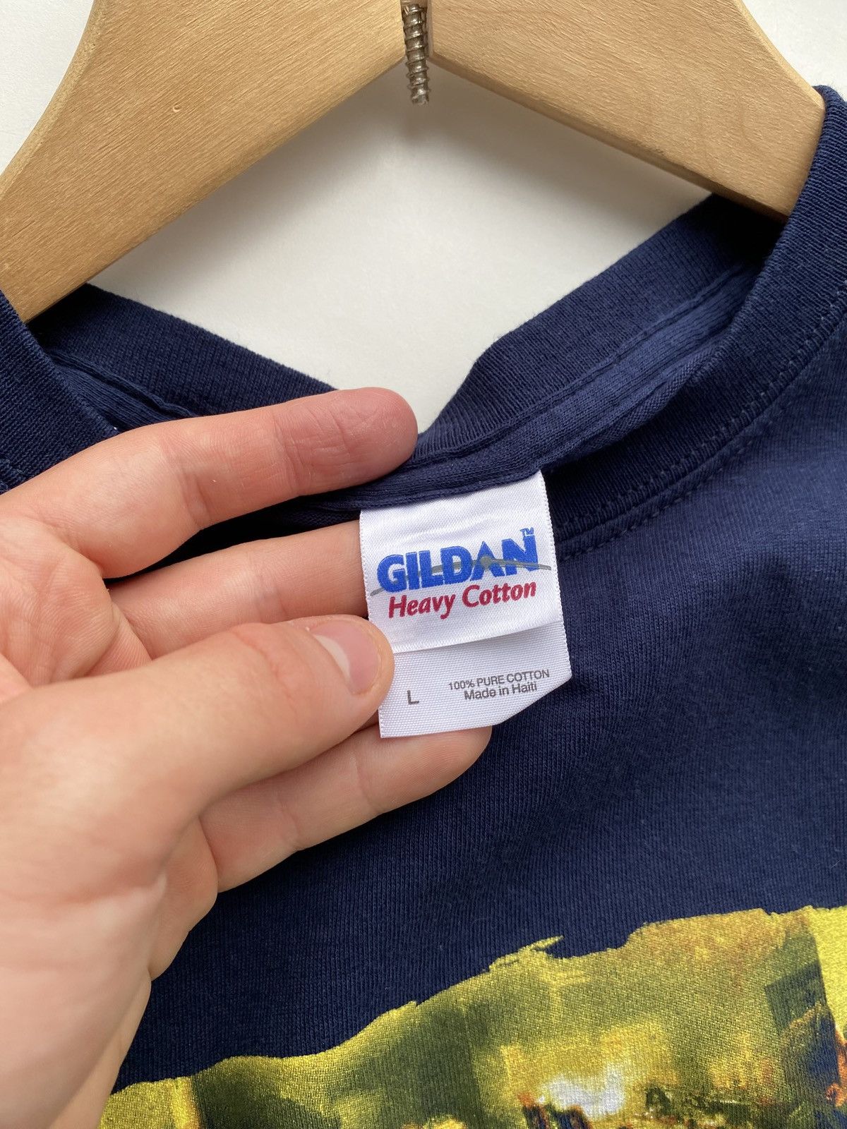 Gildan Jason Bourne Movie Promo T-Shirt Navy Film Merchandise Size US L / EU 52-54 / 3 - 6 Thumbnail