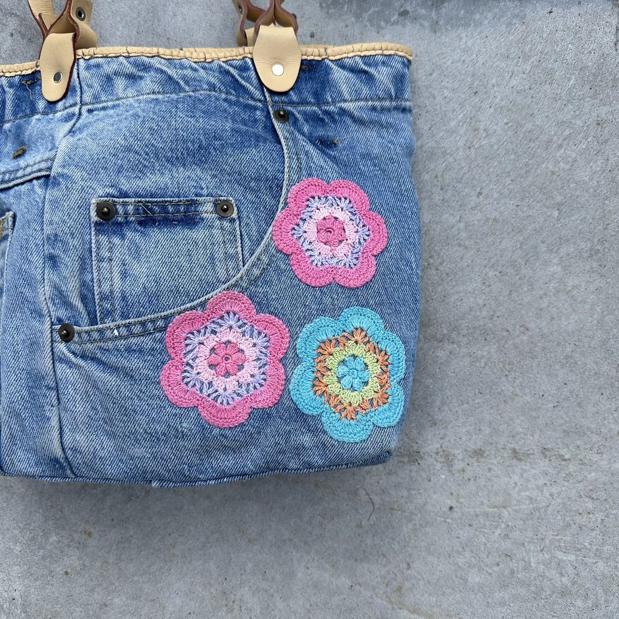 Japanese Brand Vintage Japanese Style Daniel Mayer Milano Denim Bag Custom Size ONE SIZE - 8 Thumbnail