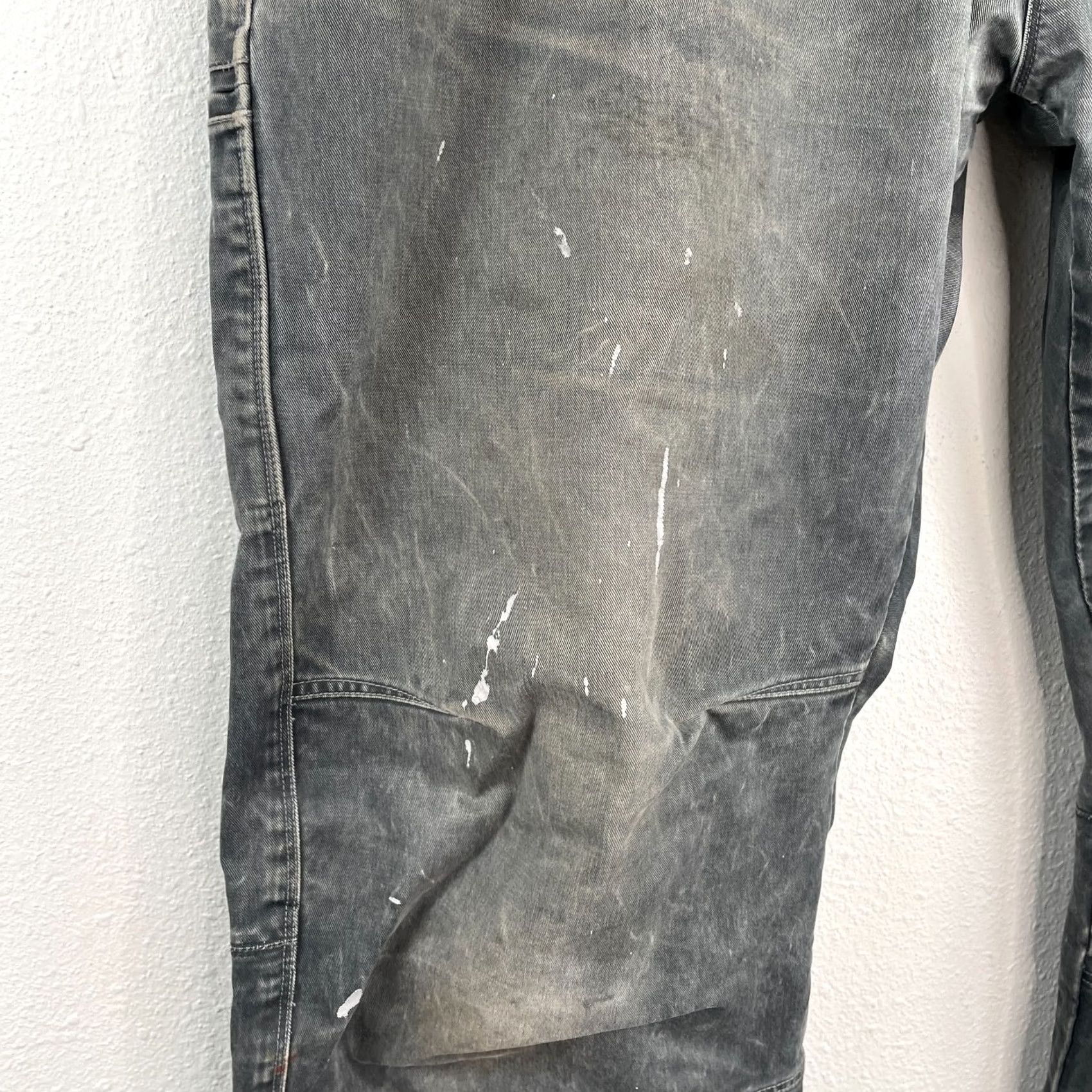 Denime Kuhl Rebel Pants Mens 40x32 Grey Vintage Patina Dye Denim Twill Hiking Workwear Carpenter Regular Straight 5-Pocket USA Outdoor Mens Size US 40 / EU 56 - 7 Thumbnail