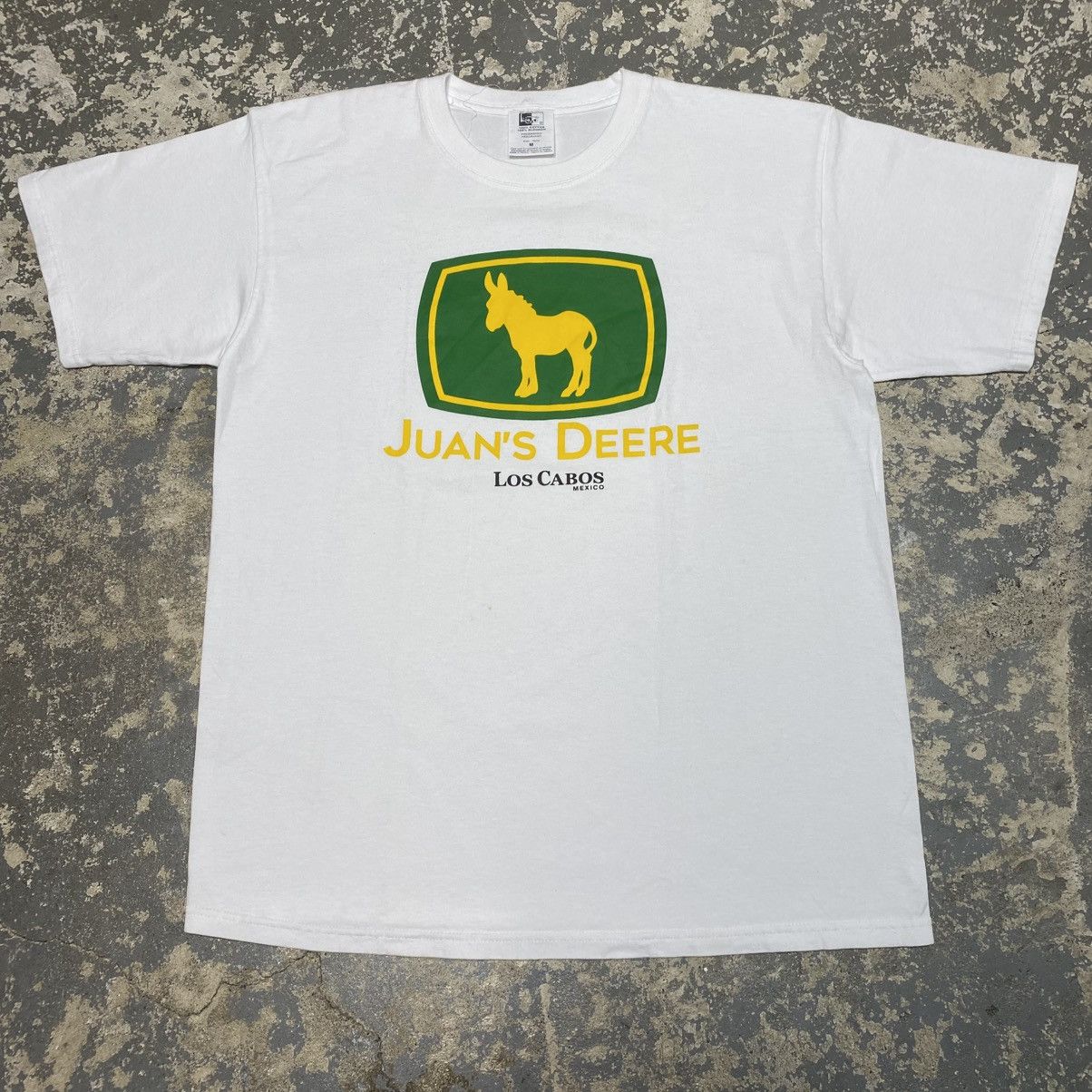 Japanese Brand × Vintage Vintage Juan’s Deer John Deer Parody Funny Tshirt Size US M / EU 48-50 / 2 - 1 Thumbnail