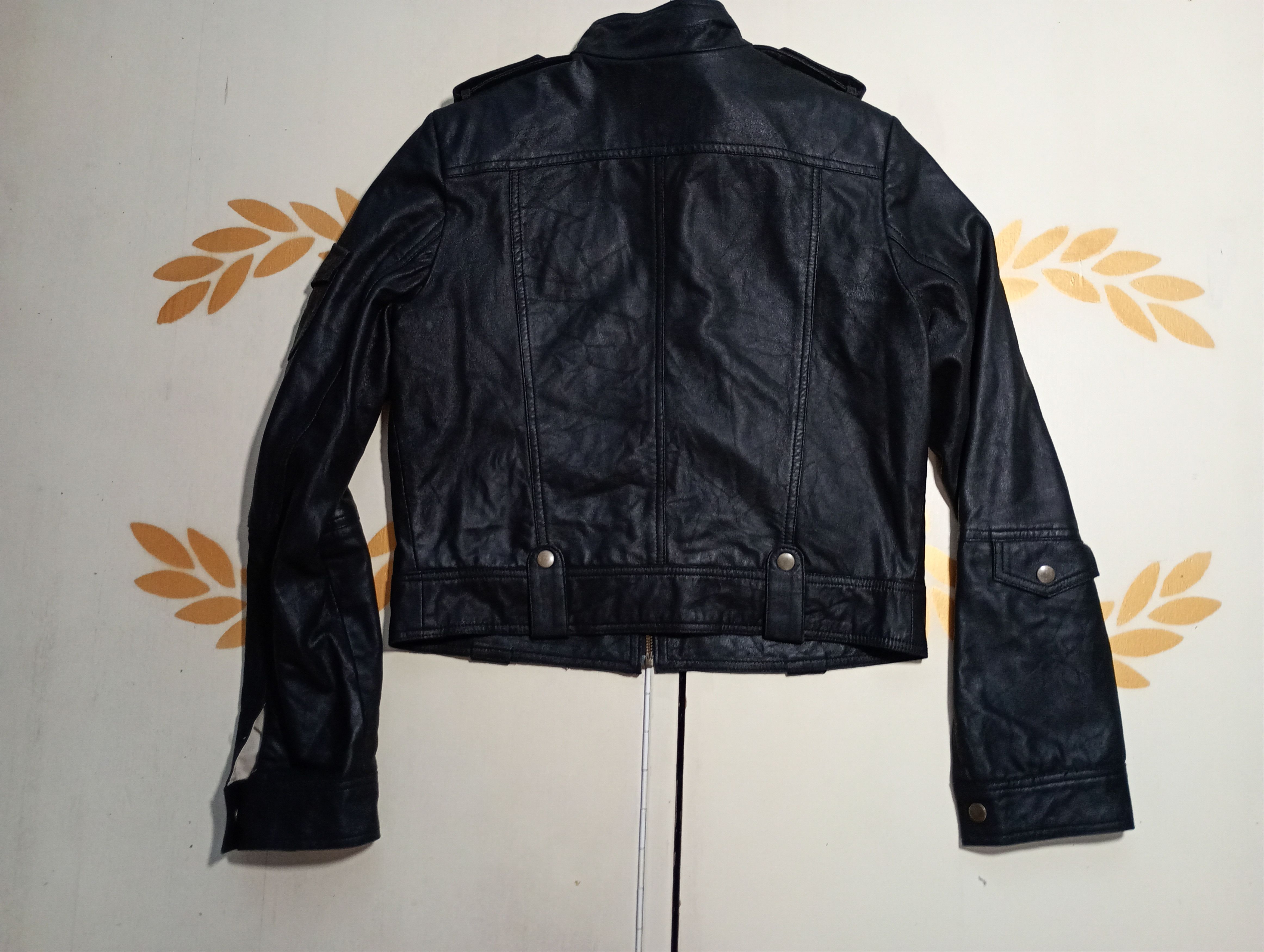 Vintage Robert Cary-Williams Leather Jacket size UK 12 Size M / US 6-8 / IT 42-44 - 9 Thumbnail