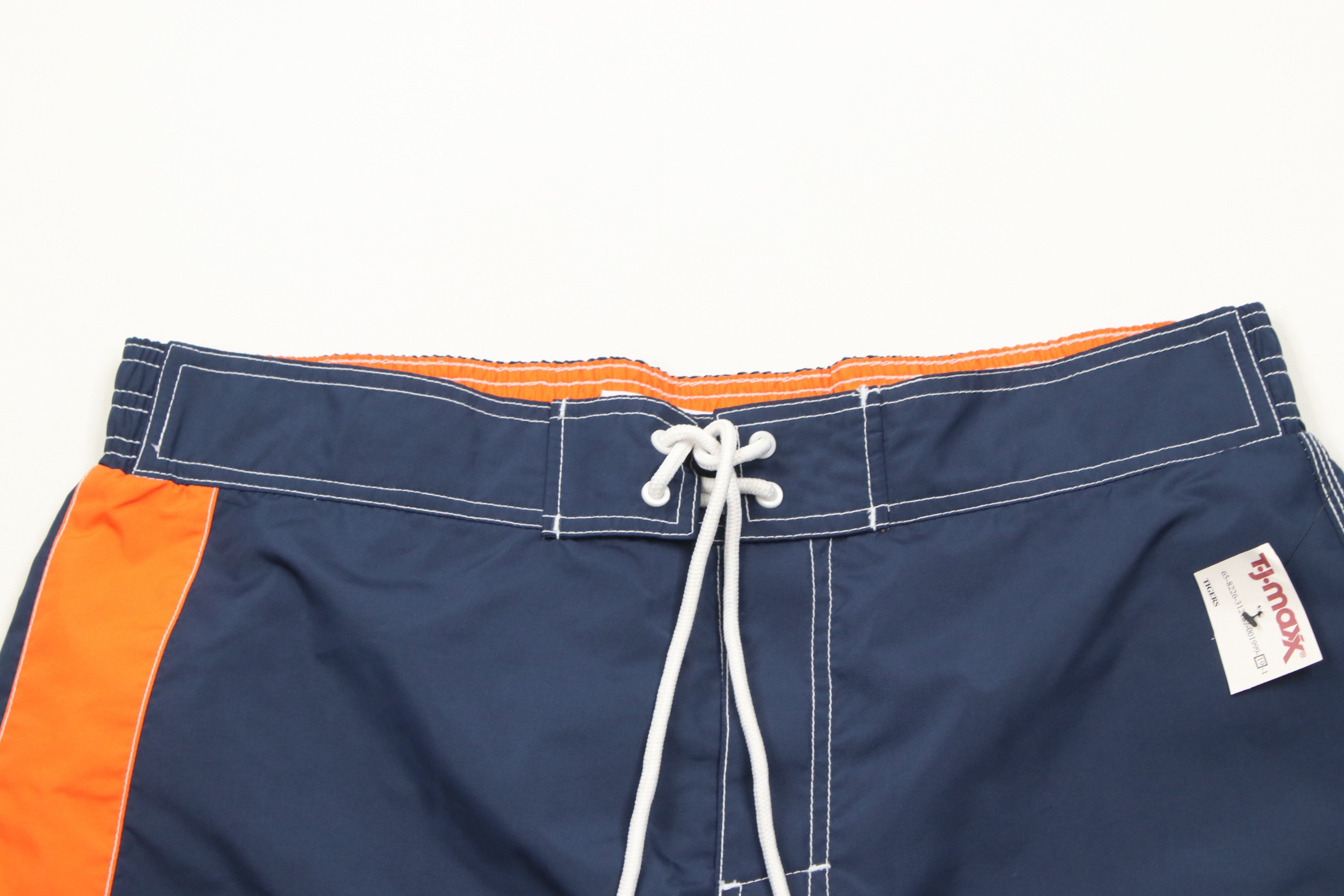 Vintage Deadstock Vintage Y2K Tigers Lined Swim Trunks Shorts Size US 34 / EU 50 - 2 Thumbnail