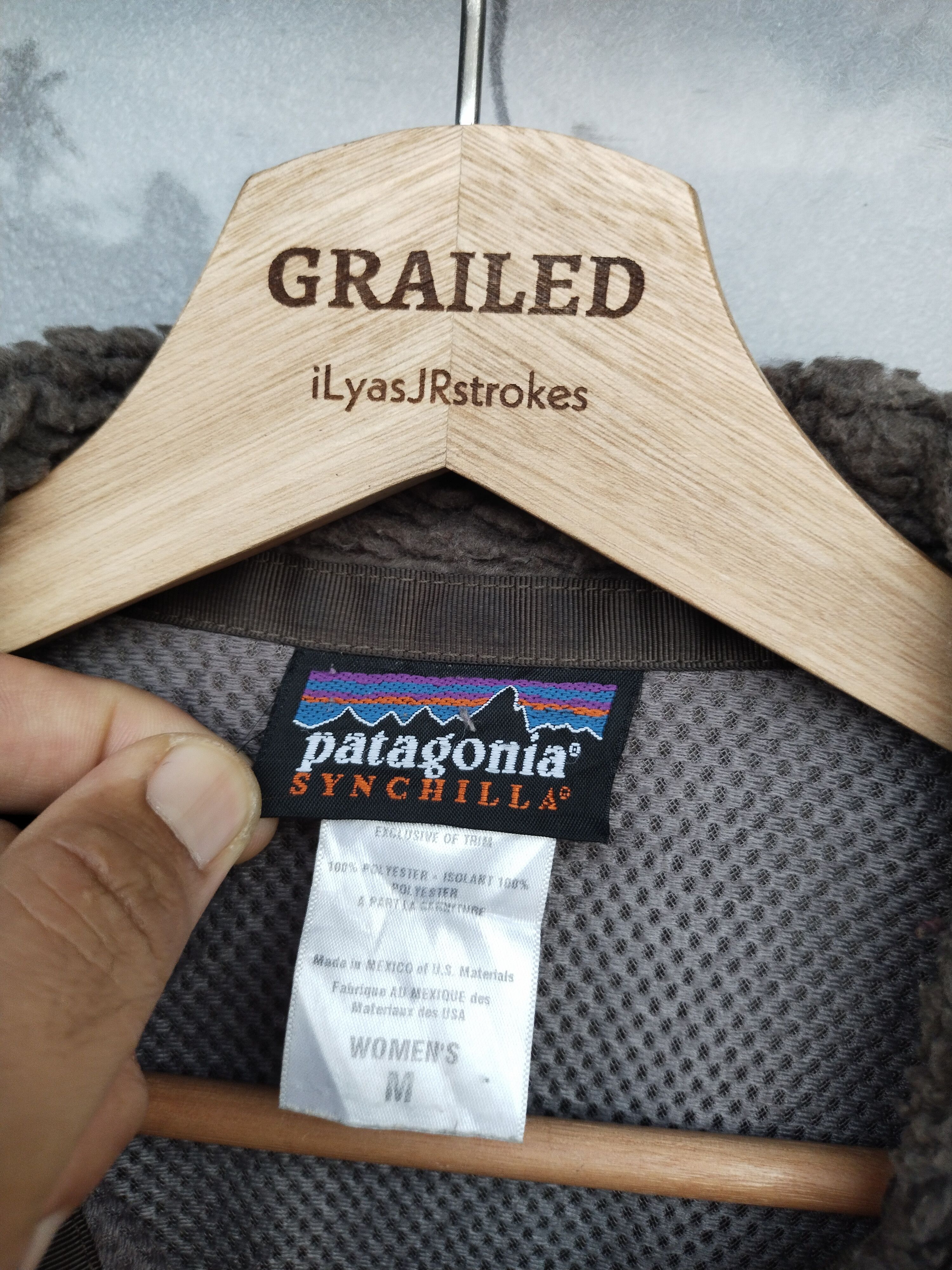 Patagonia Early 00's Patagonia Deep Pile Fleece Jacket Size M / US 6-8 / IT 42-44 - 12 Thumbnail