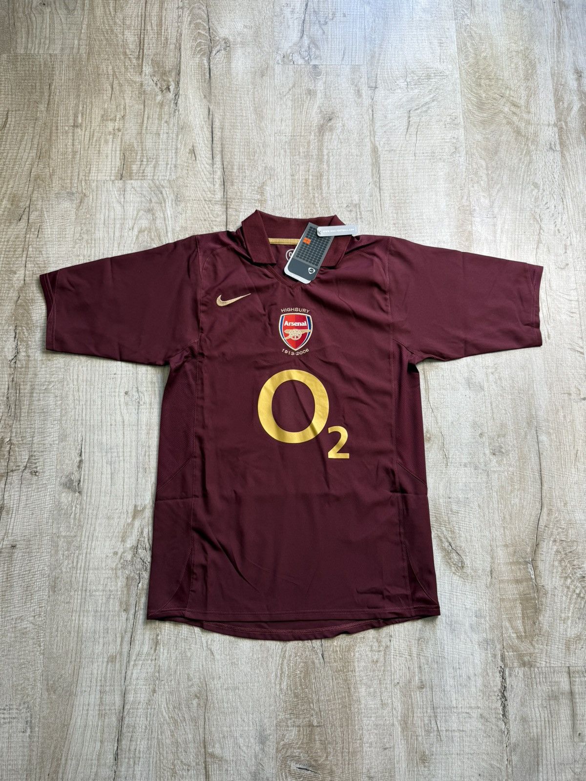 Nike × Vintage Vintage Nike O2 Arsenal Highbury 2005/2006 Home